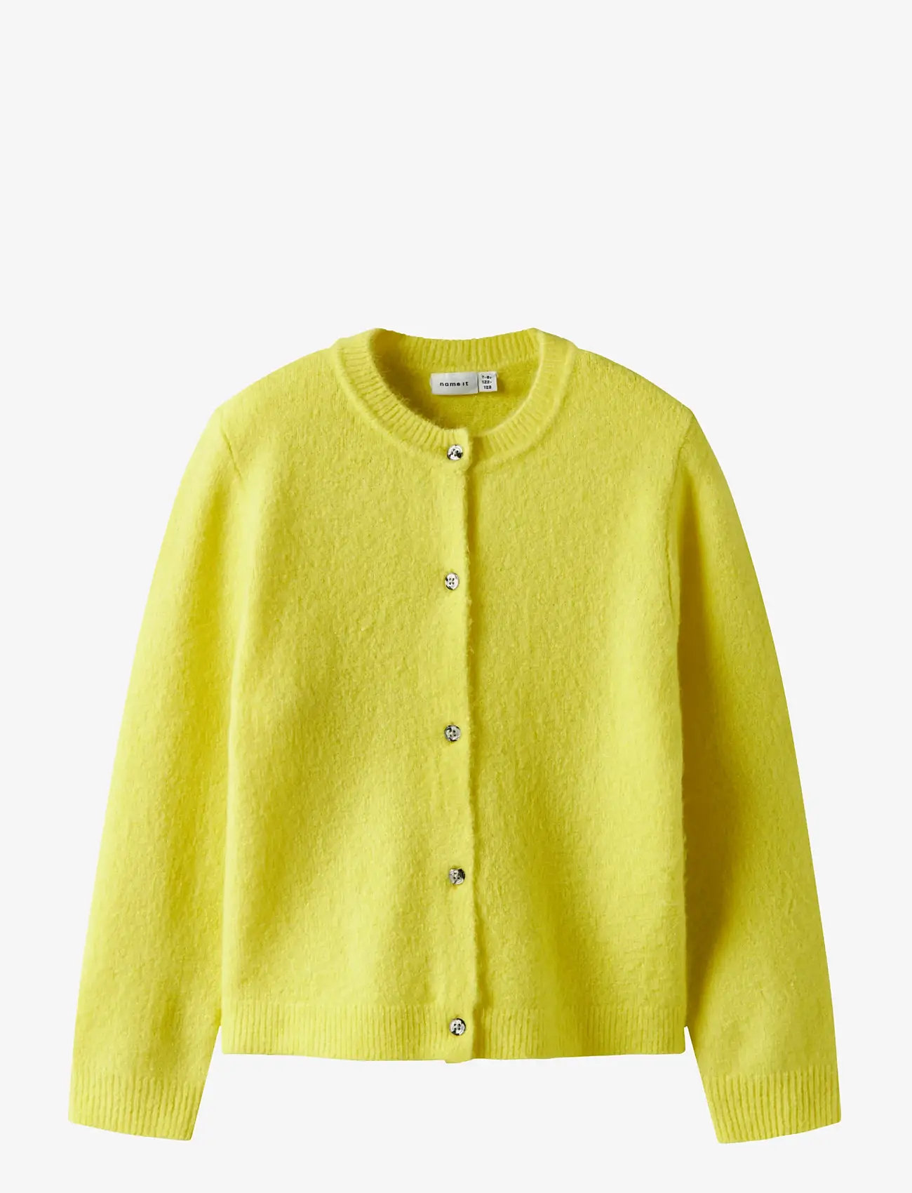 name it - NKFTIKA LS KNIT CARD - cardigans - yellow plum - 1