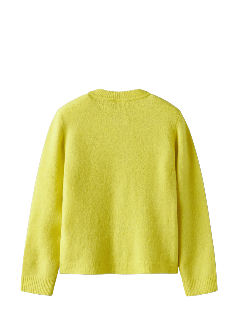name it - NKFTIKA LS KNIT CARD - cardigans - yellow plum - 2