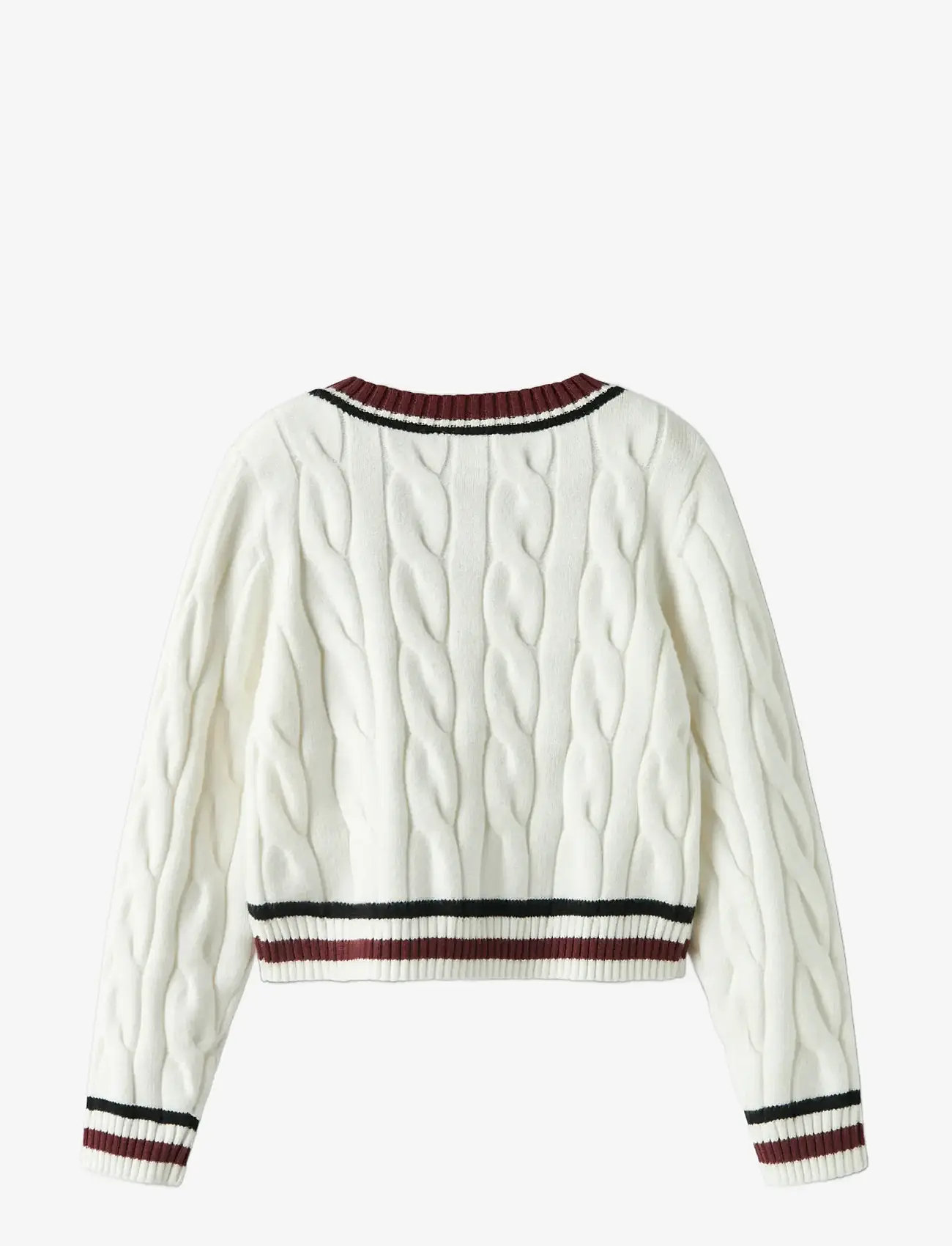 name it - NKFTEPPIE LS SHORT KNIT - trøjer - cloud dancer - 2