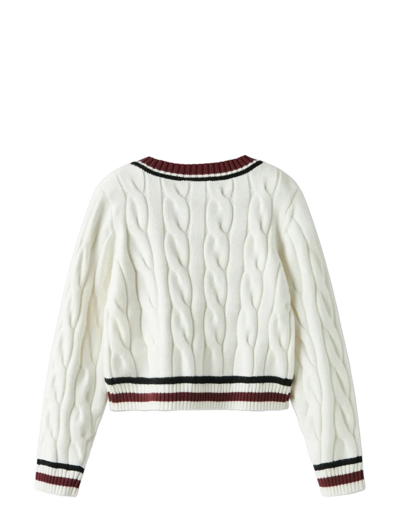 name it - NKFTEPPIE LS SHORT KNIT - džemprid - cloud dancer - 2