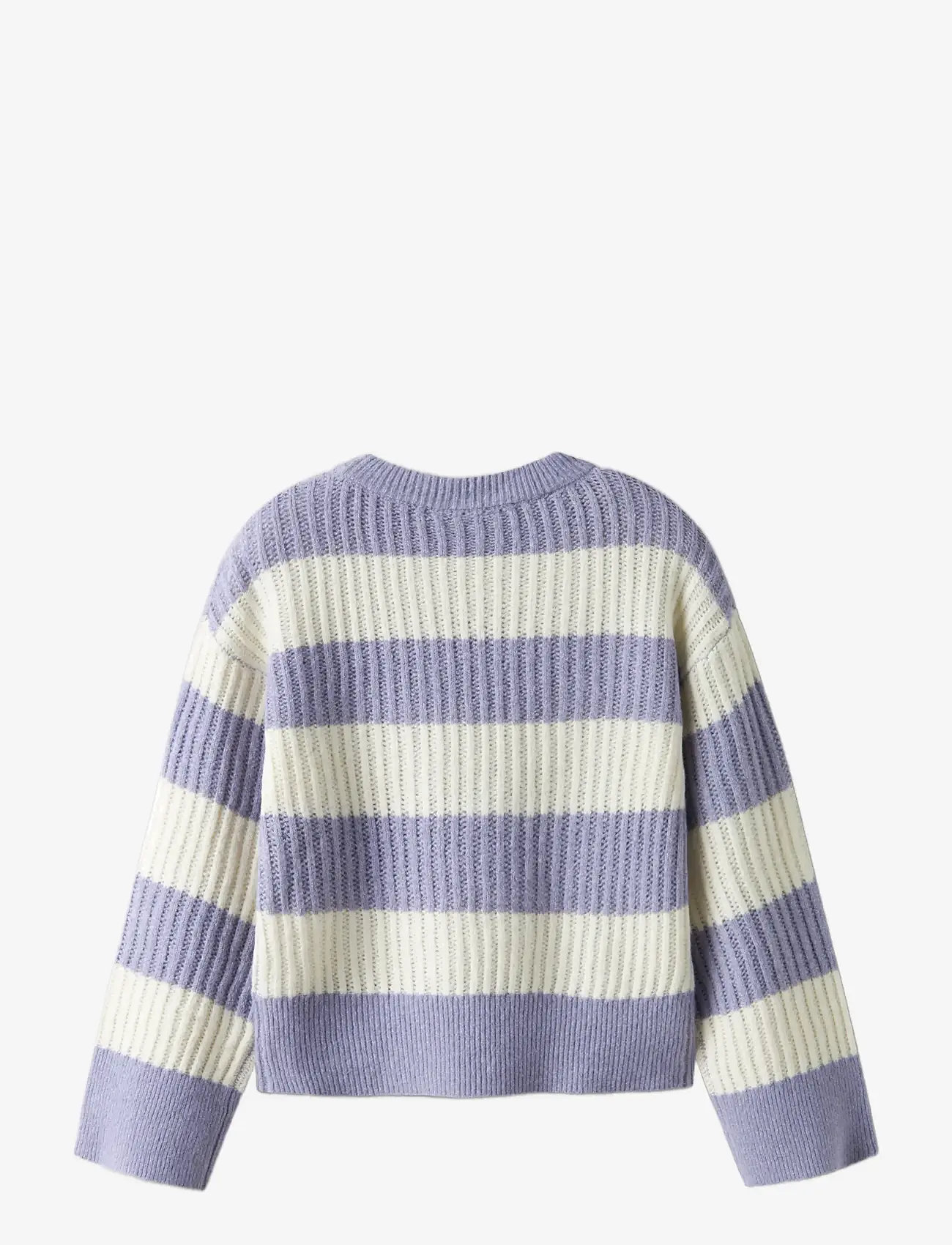 name it - NKFTOTINA LS KNIT - swetry - lavender gray - 2