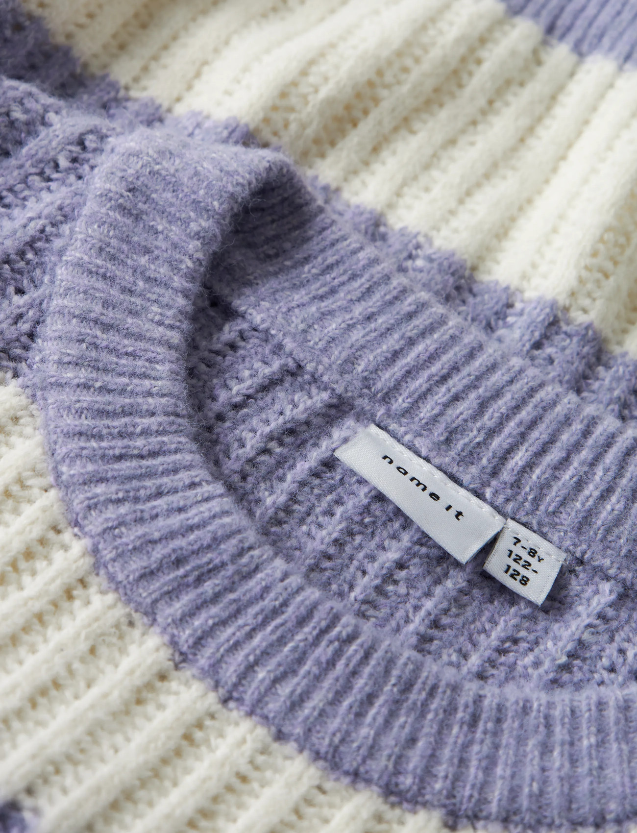 name it - NKFTOTINA LS KNIT - swetry - lavender gray - 3