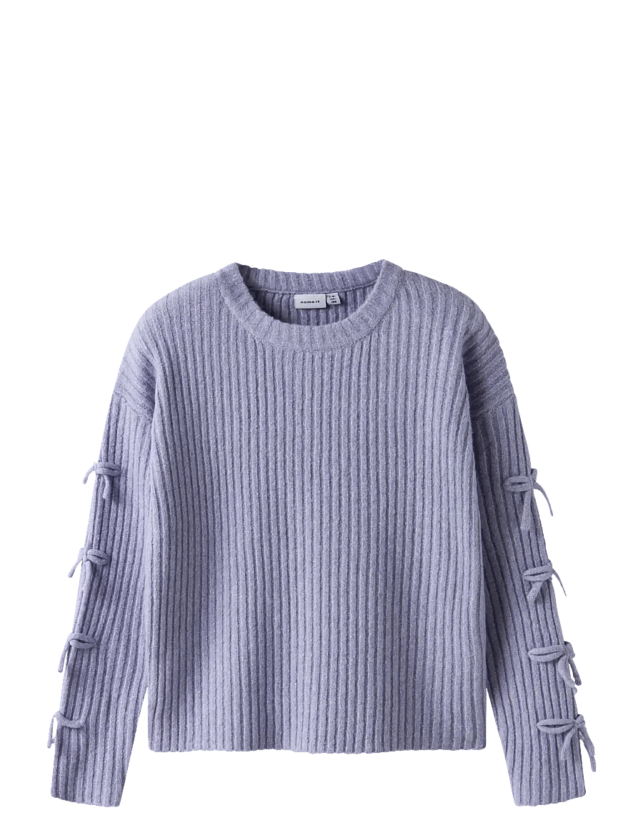 name it - NKFTARIN LS KNIT - trøjer - lavender gray - 1