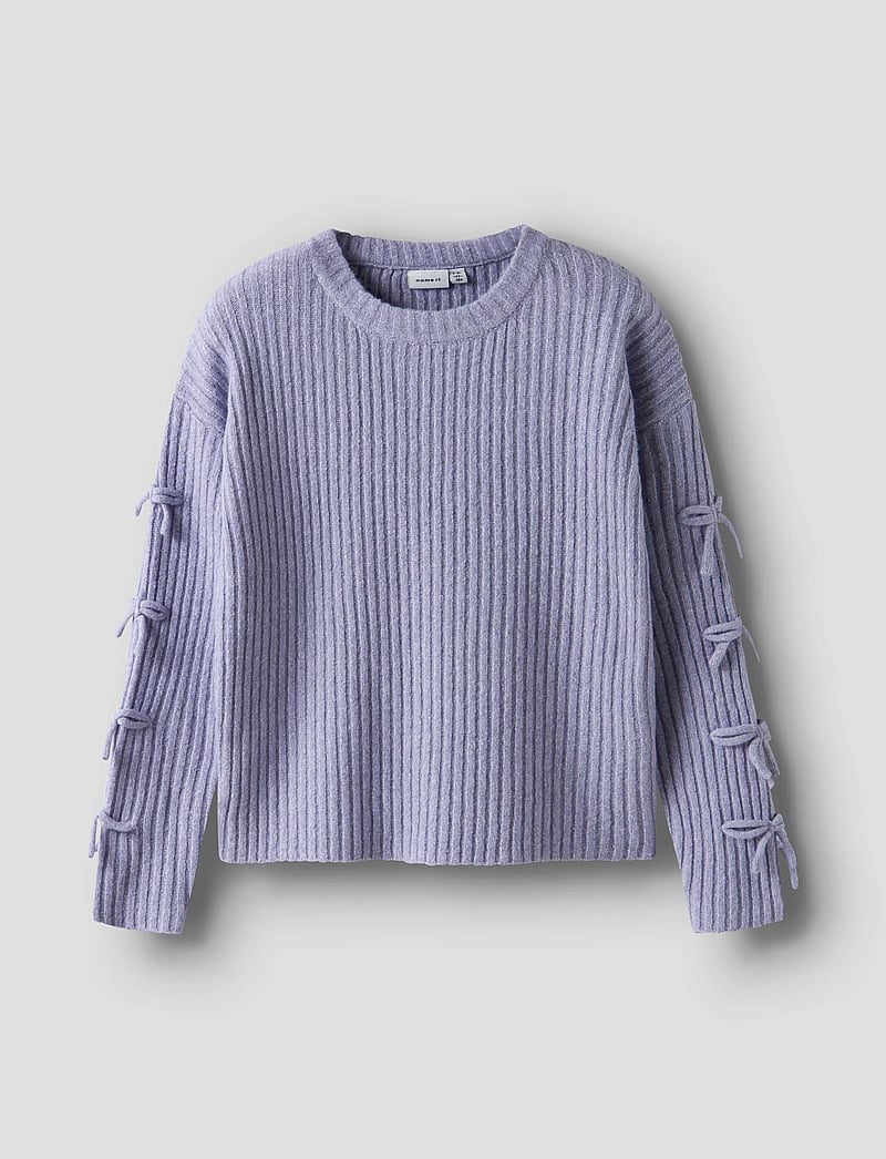 name it - NKFTARIN LS KNIT - pullover - lavender gray - 0