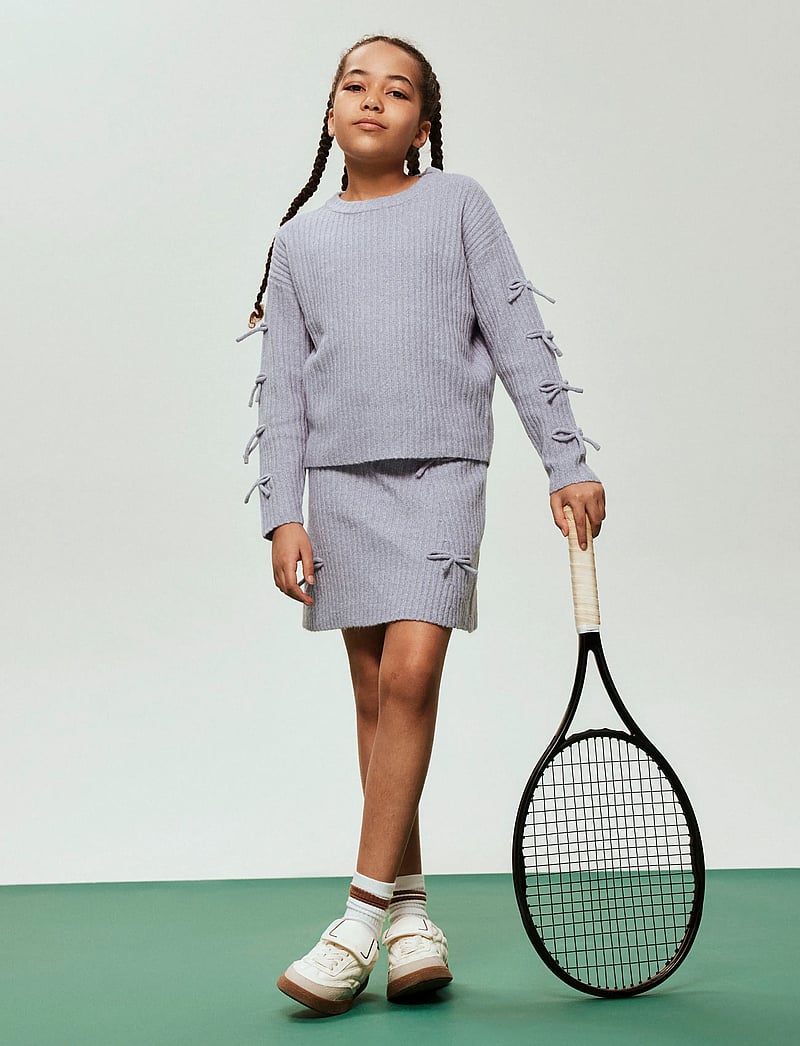 name it - NKFTARIN LS KNIT - pullover - lavender gray - 4