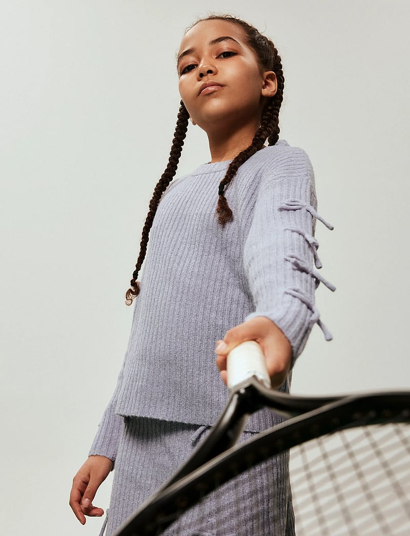 name it - NKFTARIN LS KNIT - pullover - lavender gray - 5