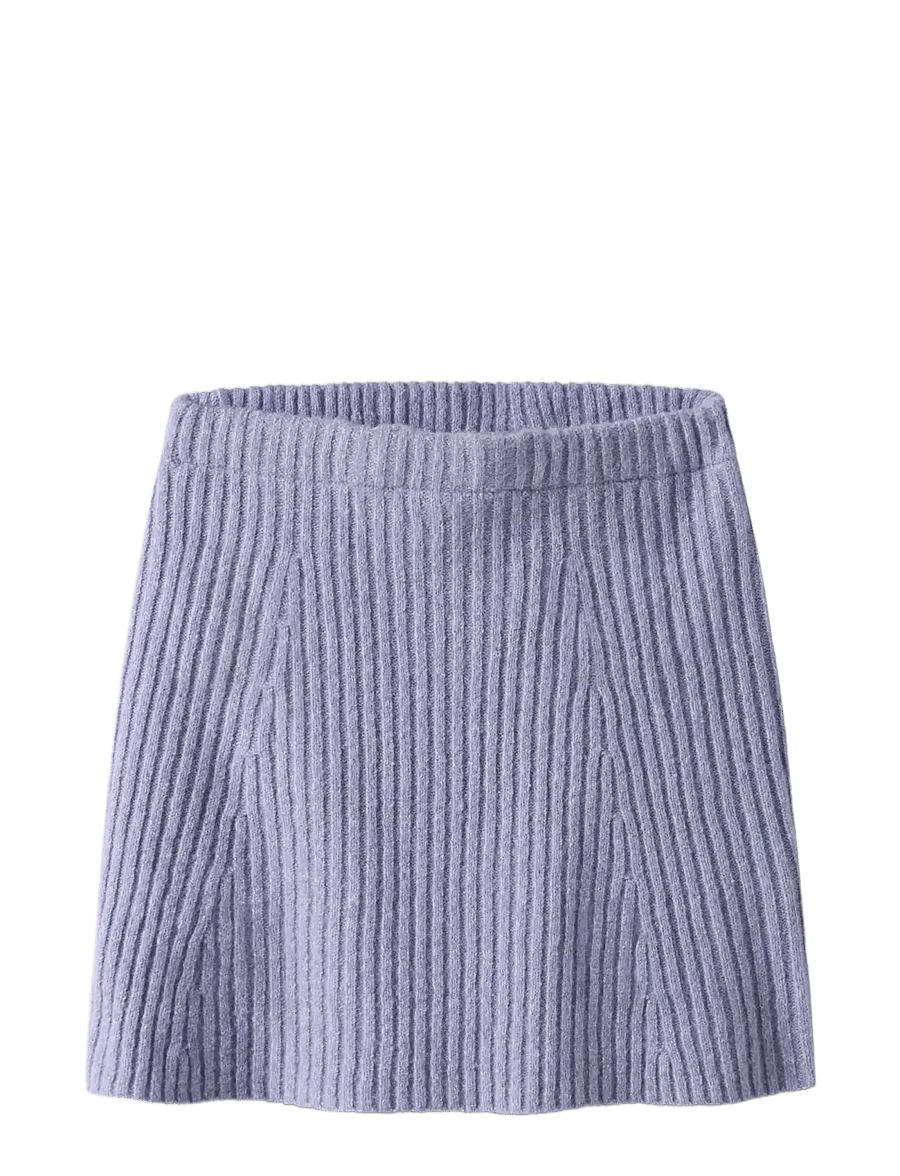 name it - NKFTARIN KNIT SKIRT - korta kjolar - lavender gray - 2