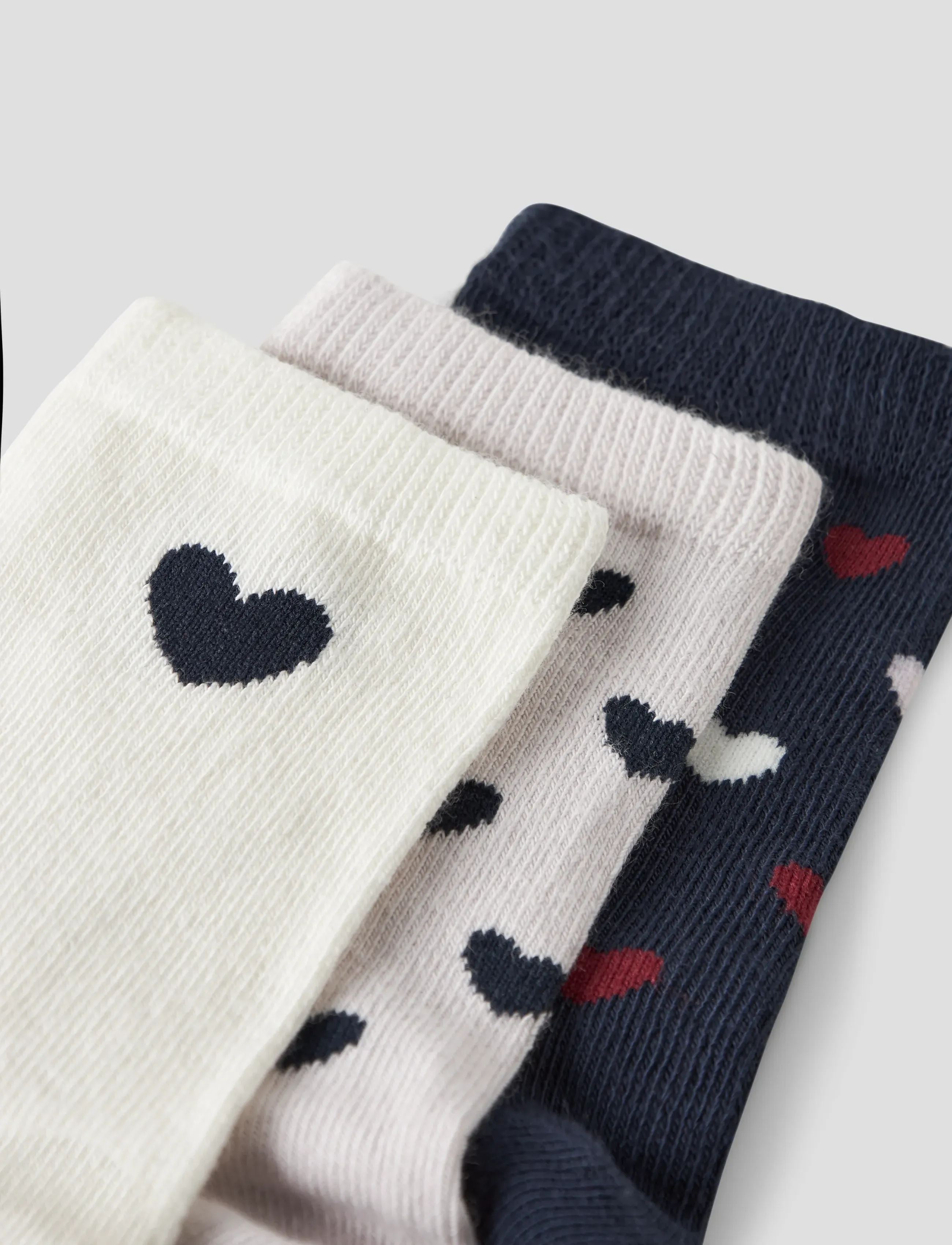 name it - NMFTUA 3P SOCK - suvised sooduspakkumised - light grey melange - 3