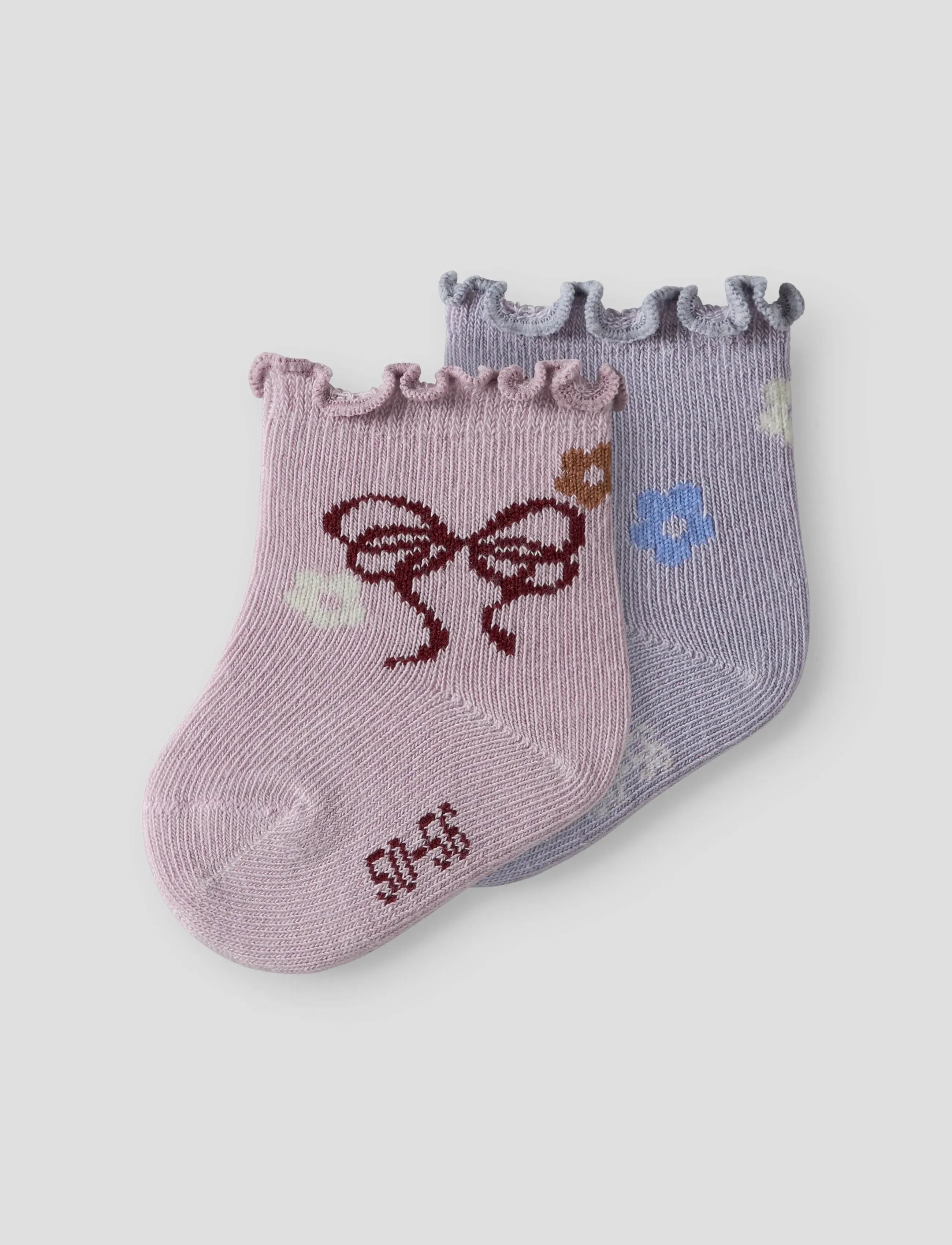 name it Nbftillie 2P Sock, 74-80, Pink, Sokker & Strømpebukser > Sokker, Børn