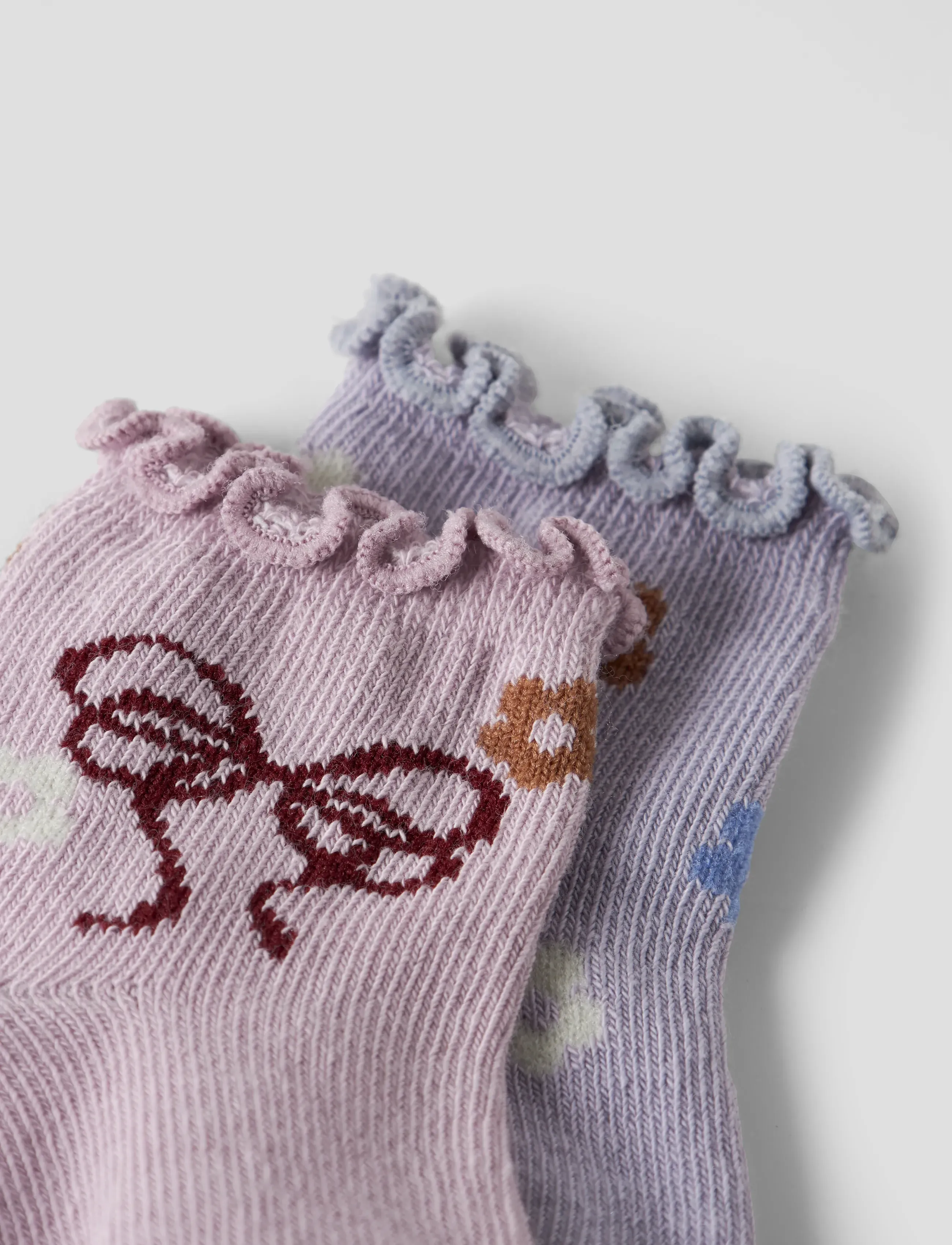name it - NBFTILLIE 2P SOCK - sokid - lavender gray - 3