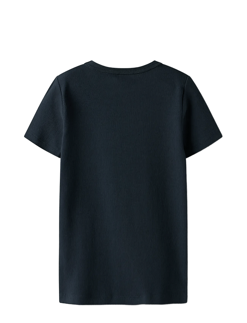 name it - NMFNAKAL SS SLIM TOP NOOS - overhemden met korte mouwen - dark sapphire - 2