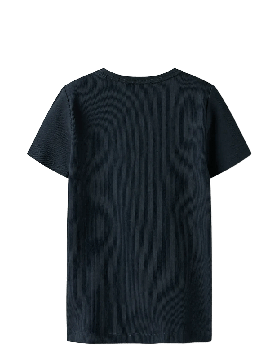name it - NMFNAKAL SS SLIM TOP NOOS - kortärmade skjortor - dark sapphire - 2
