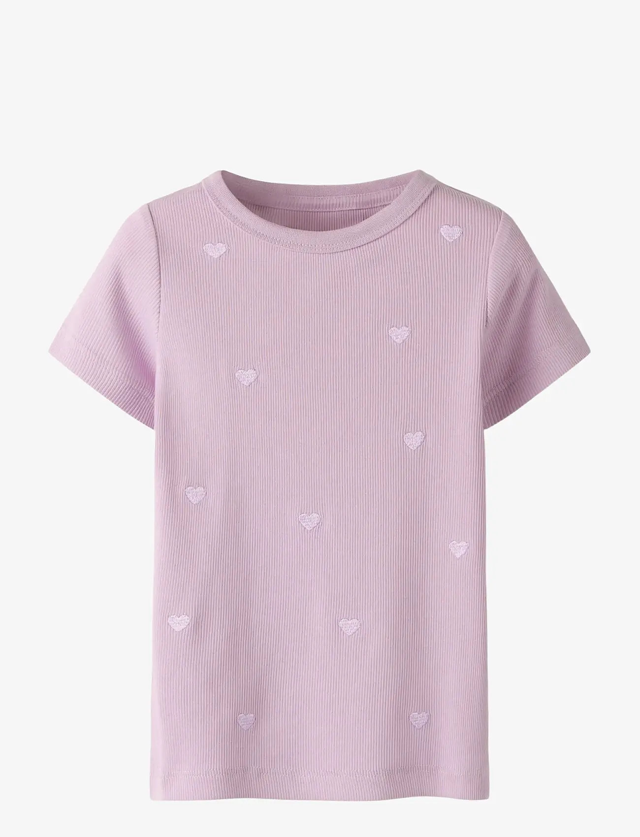 name it - NMFNAKAL SS SLIM TOP NOOS - kortärmade skjortor - fragrant lilac - 0