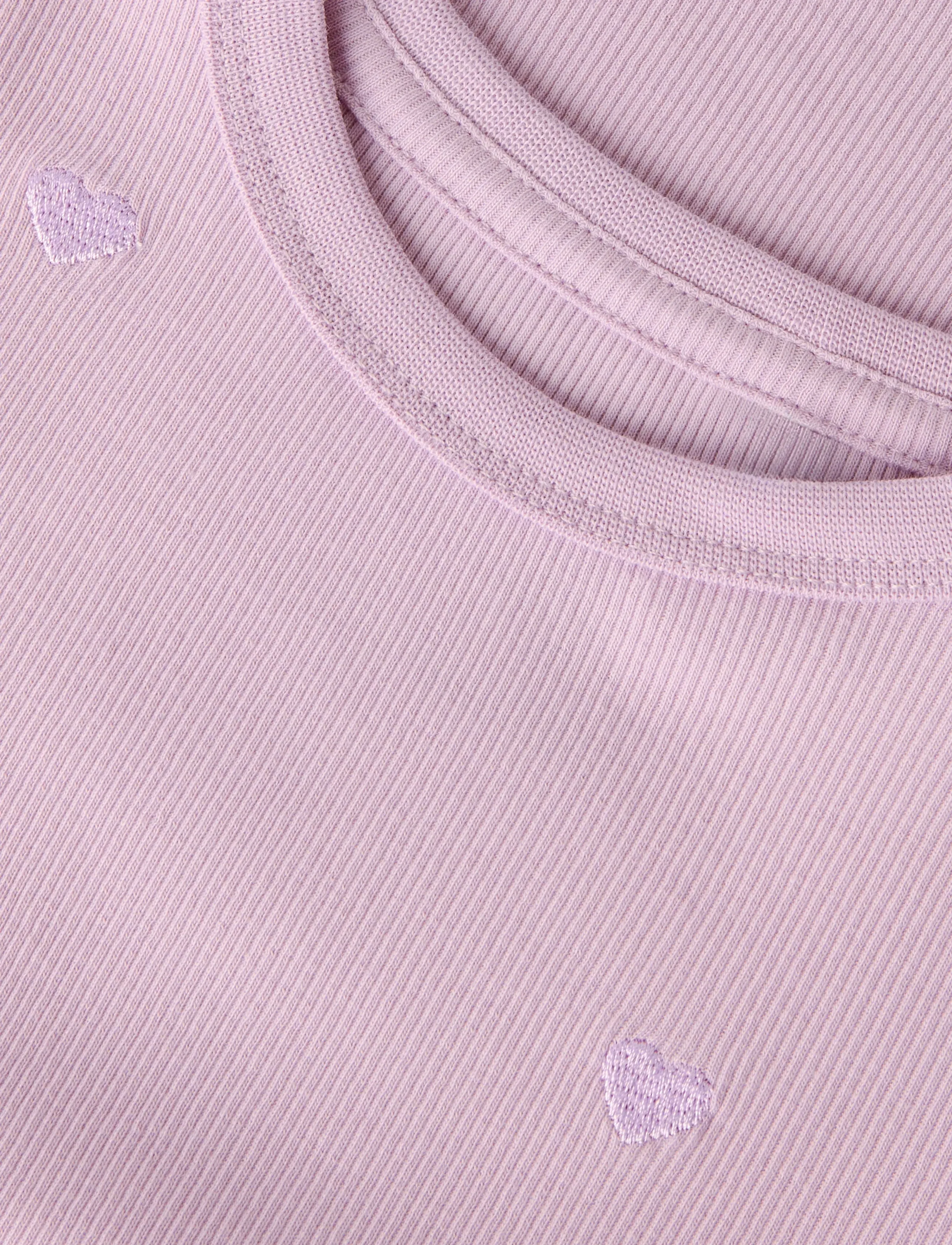 name it - NMFNAKAL SS SLIM TOP NOOS - kortärmade skjortor - fragrant lilac - 2