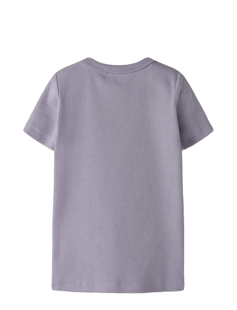 name it - NMFNAKAL SS SLIM TOP NOOS - lühikeste varrukatega särgid - lavender gray - 1