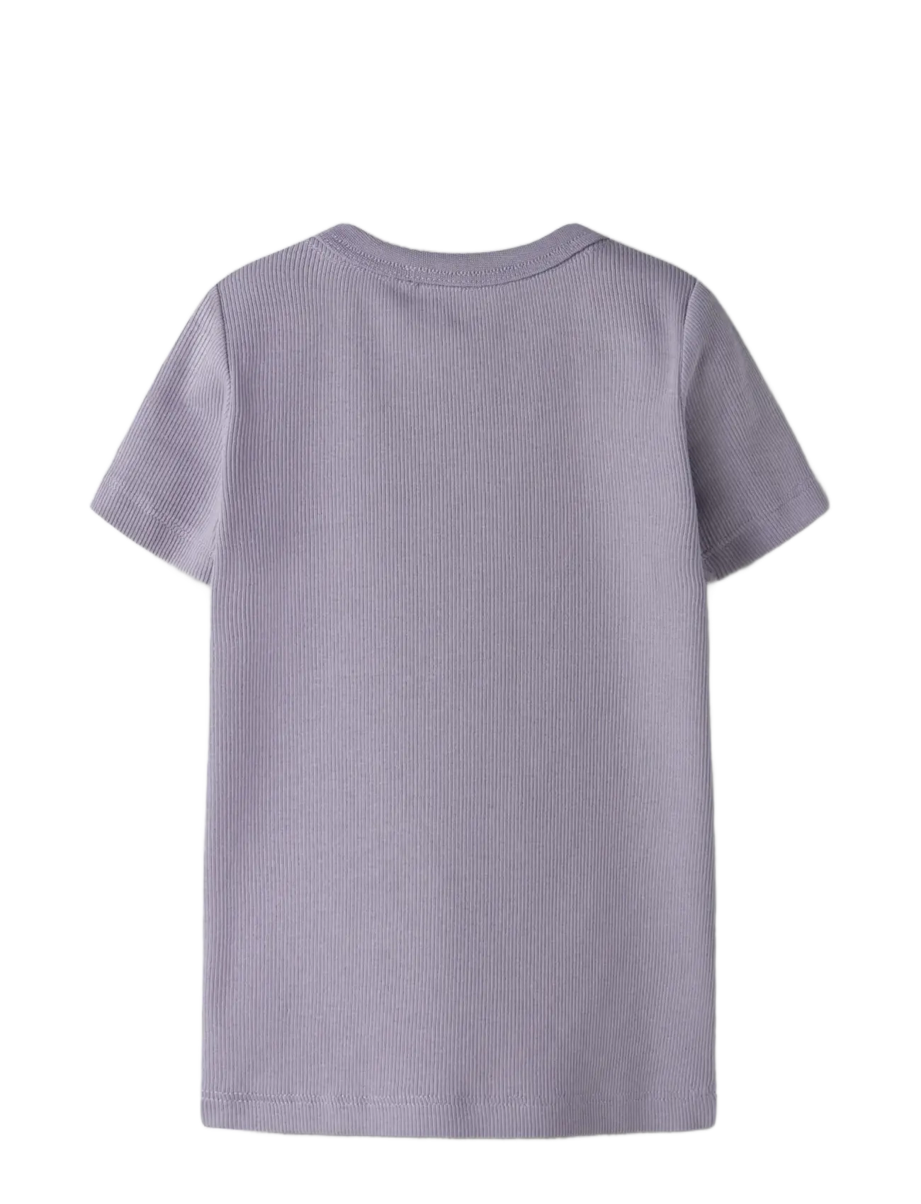 name it - NMFNAKAL SS SLIM TOP NOOS - lyhythihaiset kauluspaidat - lavender gray - 1