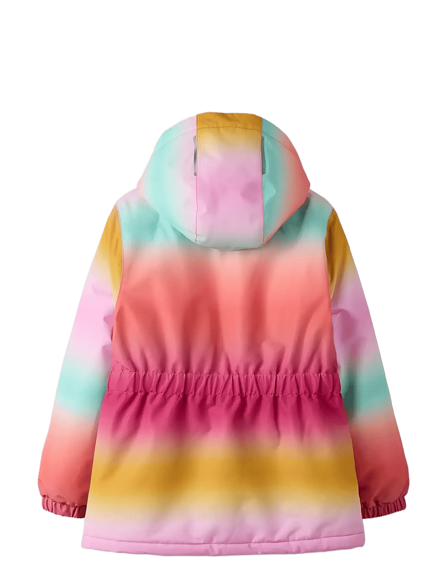 name it - NKFPSNOW10 JACKET AOP FO - parkad - rosebloom - 2