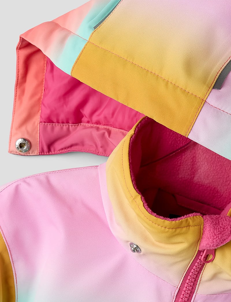 name it - NKFPSNOW10 JACKET AOP FO - parkas - rosebloom - 3