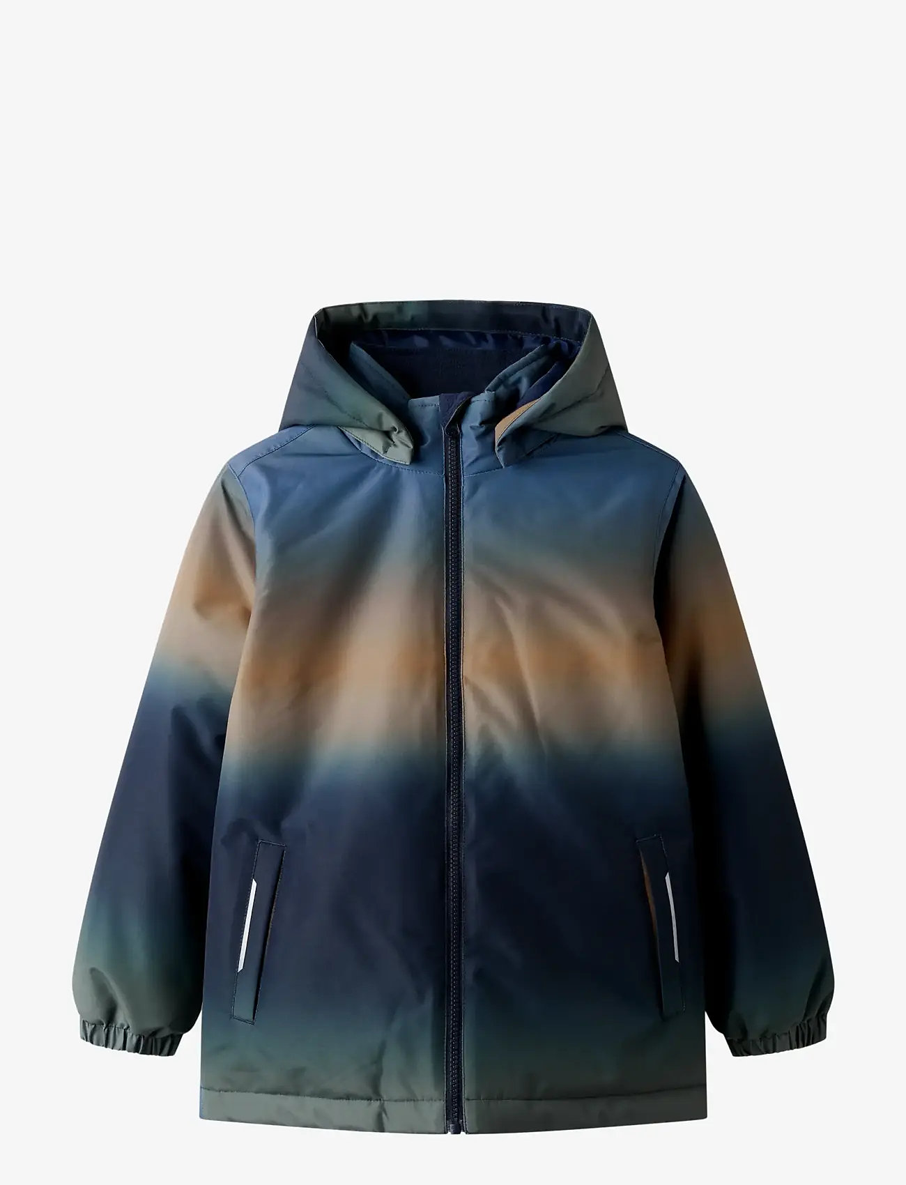name it - NKMPSNOW10 JACKET AOP FO - dunjakker & forede jakker - dark sapphire - 1