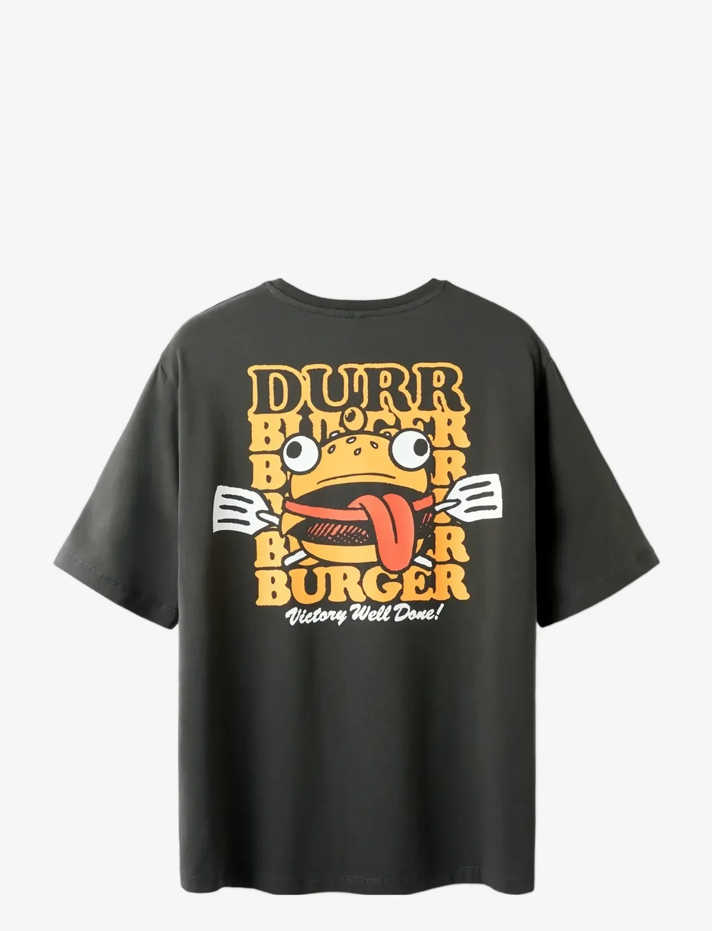 name it - NKMALFRED FORTNITE NREG SS TOP BOX BFU - lühikeste varrukatega t-särgid - raven - 2