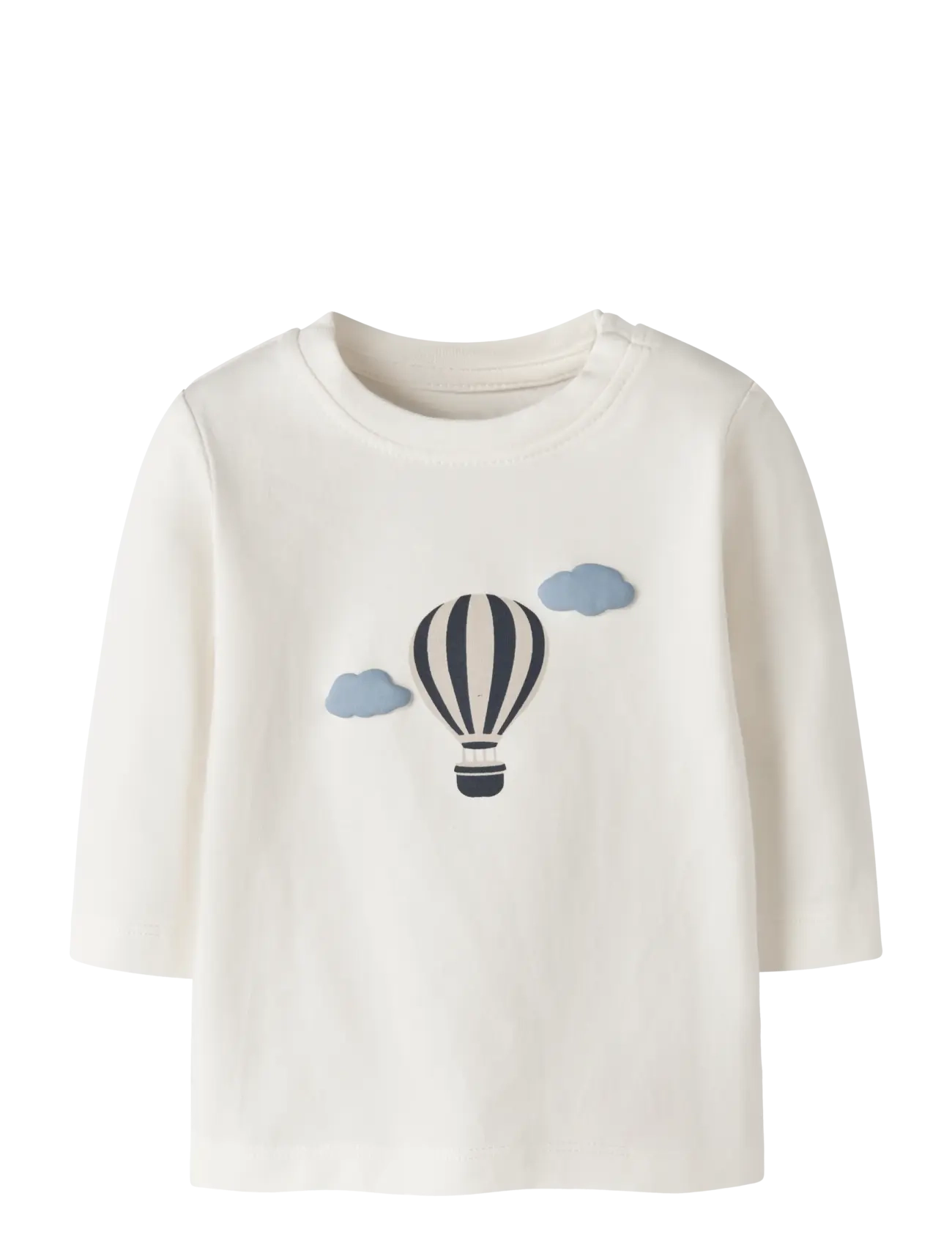name it NBMVOBBI LS TOP BOX - Yläosat - CLOUD DANCER / cream