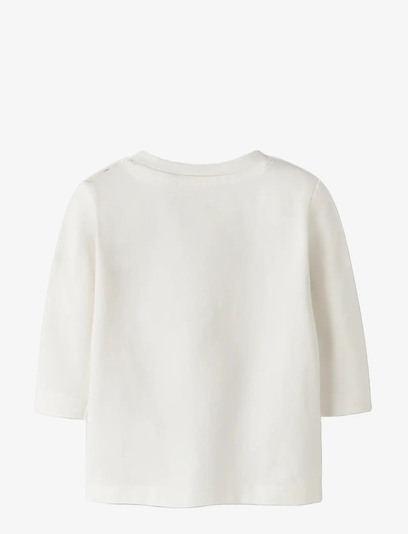 name it - NBMVOBBI LS TOP BOX - langærmede t-shirts - cloud dancer - 1