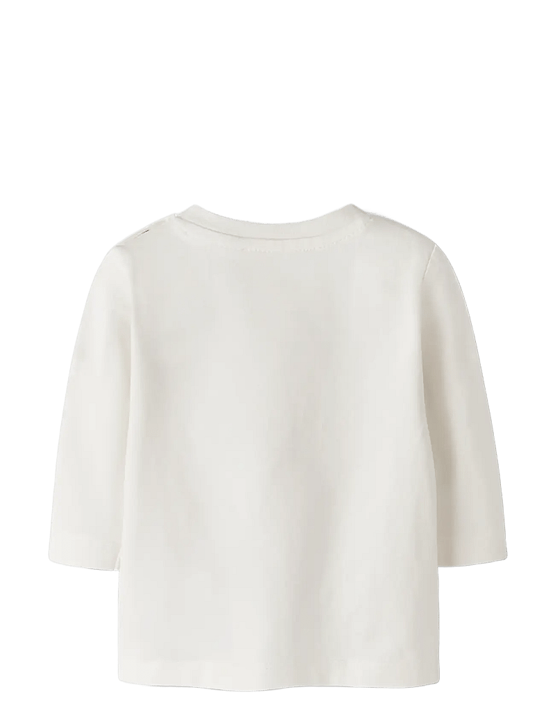 name it - NBMVOBBI LS TOP BOX - langærmede t-shirts - cloud dancer - 1