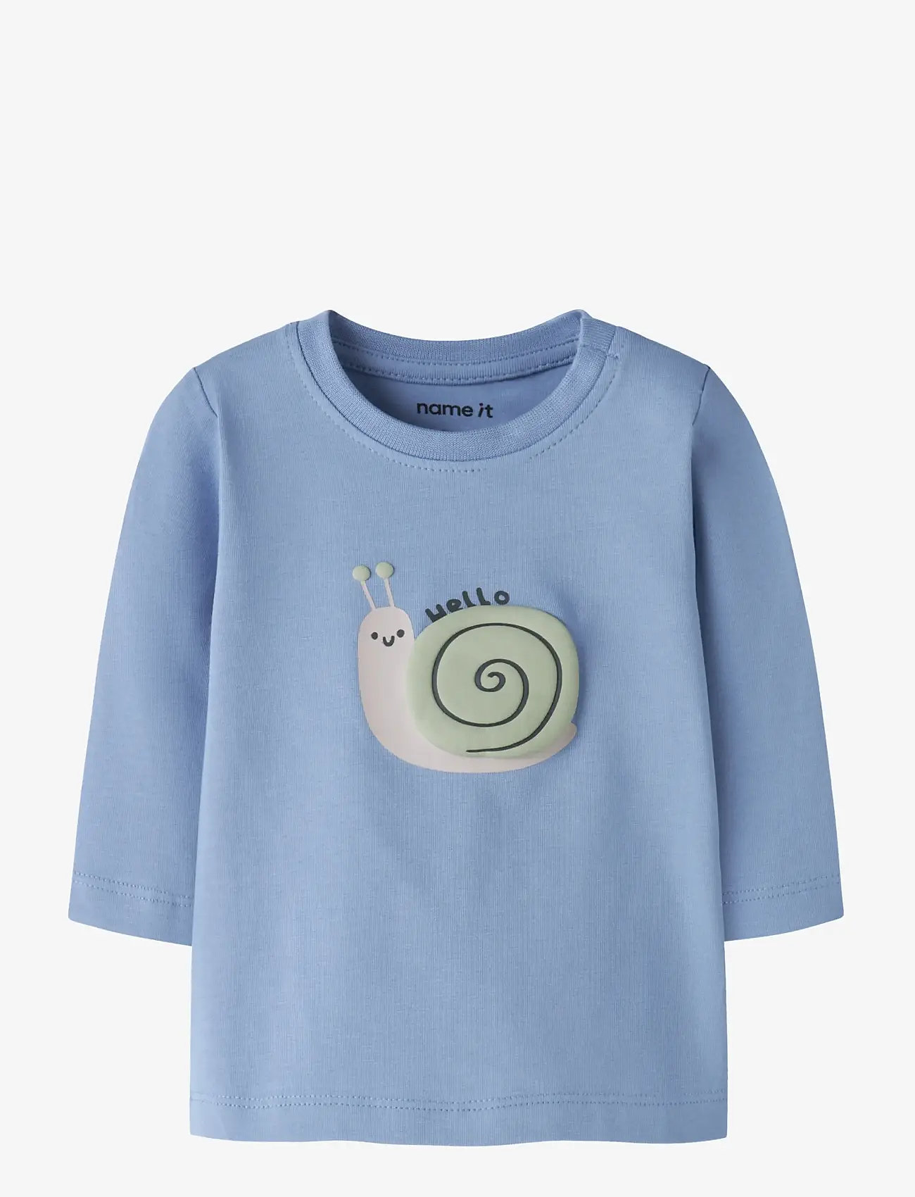 name it - NBMVOBBI LS TOP BOX - long-sleeved t-shirts - endless sky - 0