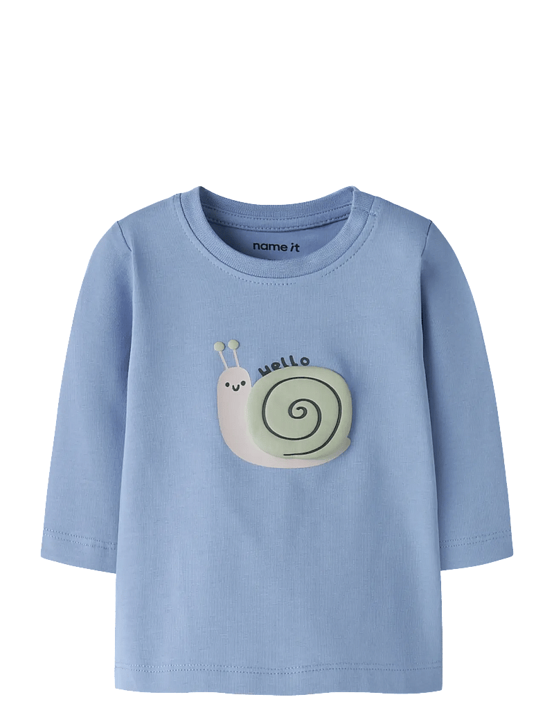 name it - NBMVOBBI LS TOP BOX - long-sleeved t-shirts - endless sky - 0