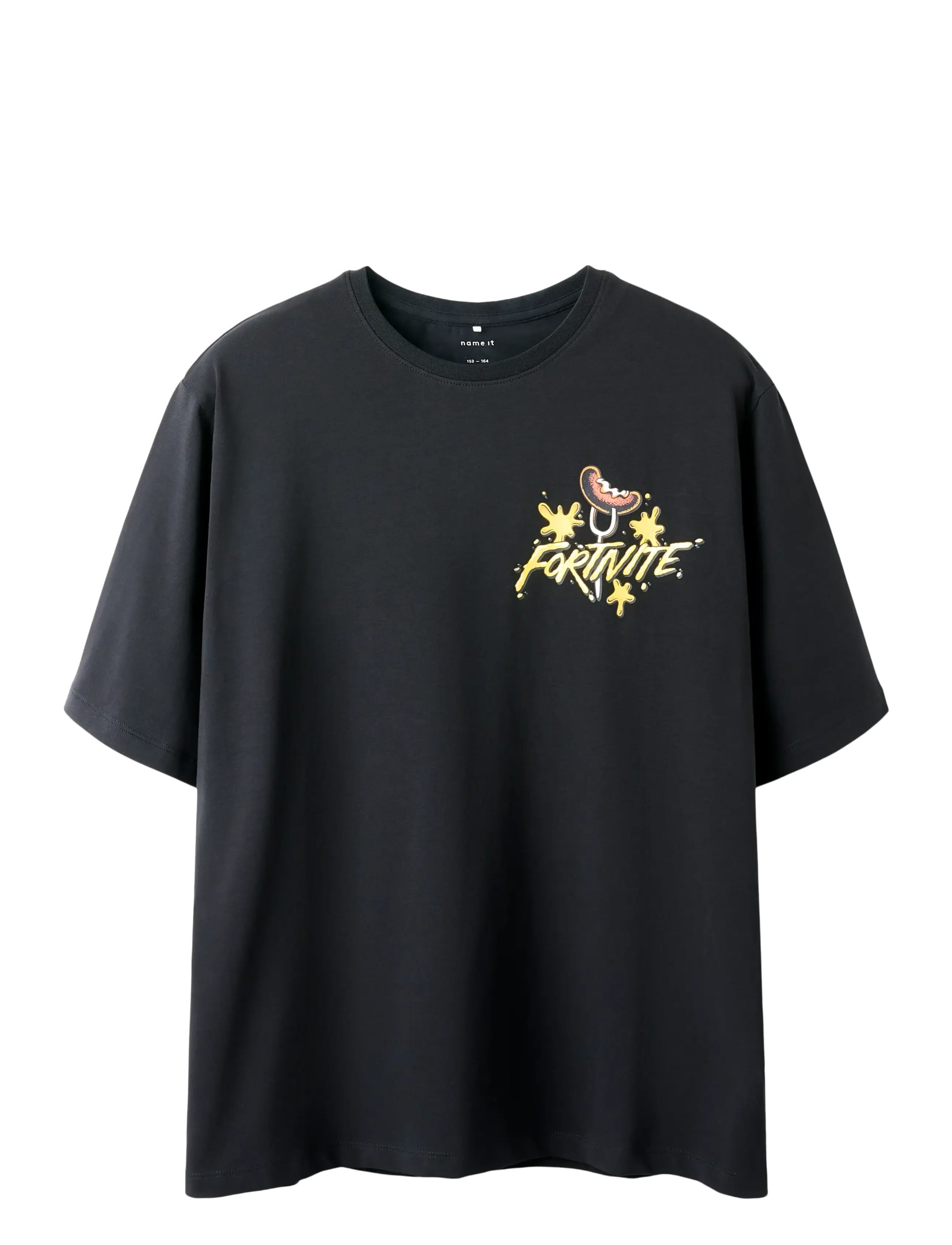 NAME IT Nkmjurg Fortnite Nreg Ss Oberteil Bfu Schwarz - 116 - Kinder