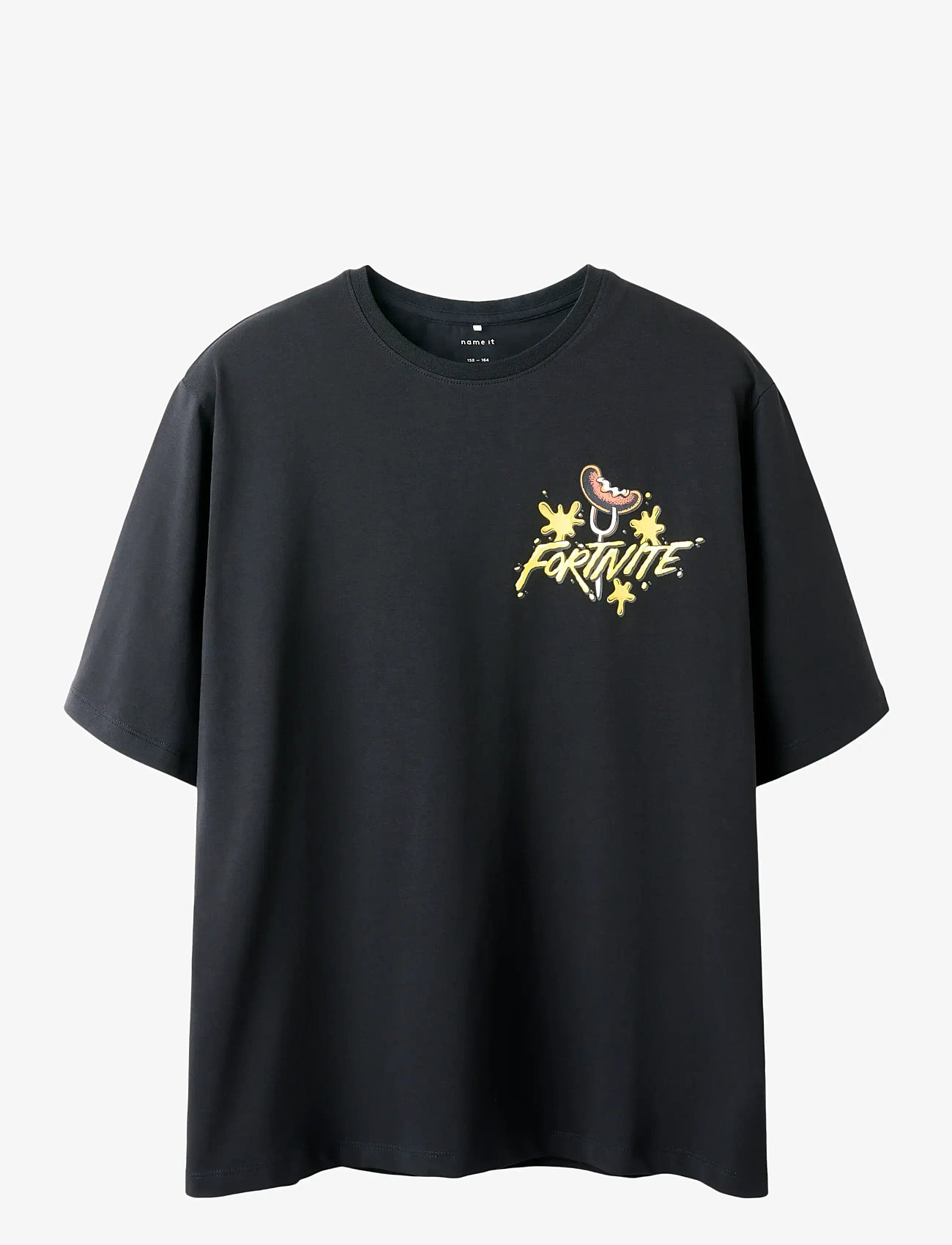 name it - NKMJURG FORTNITE NREG SS TOP BFU - lühikeste varrukatega t-särgid - black - 0