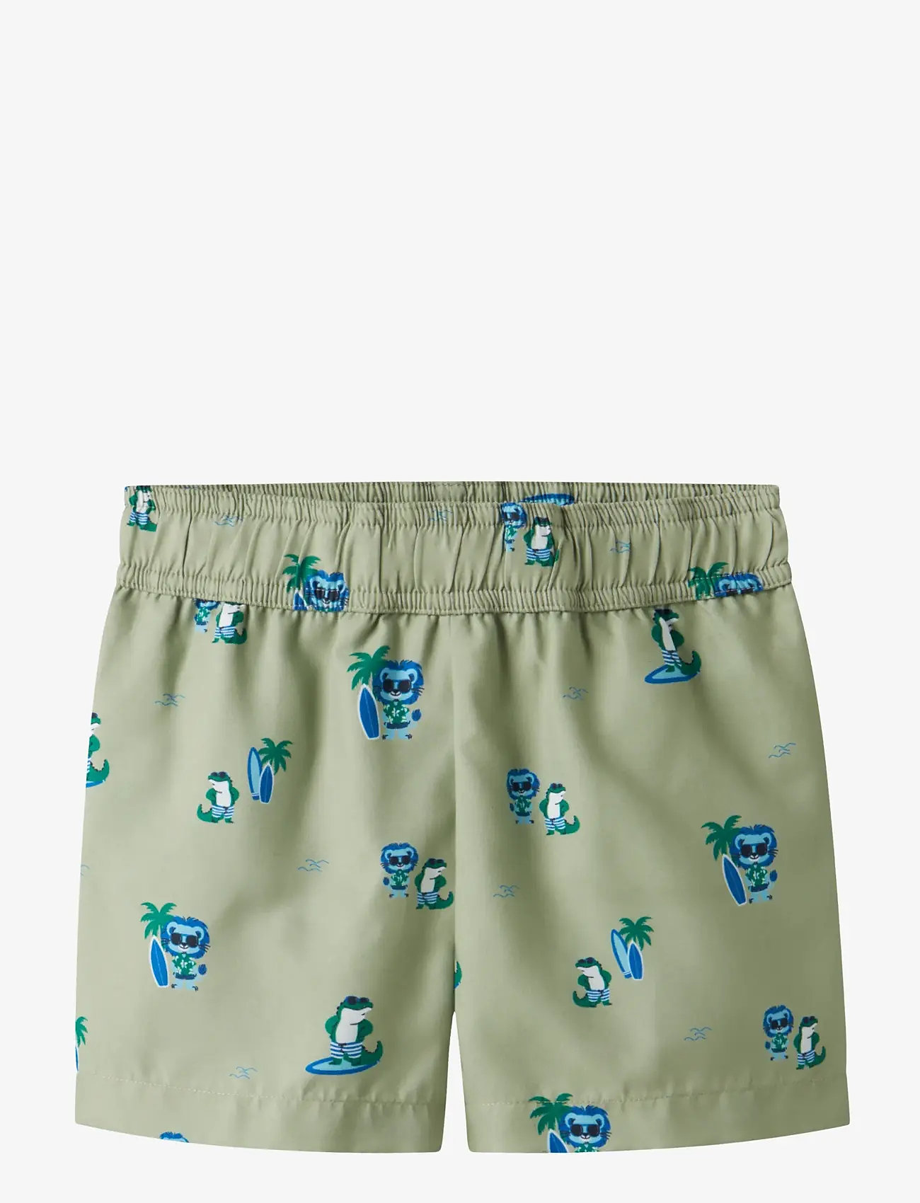 name it - NMMZAKA SWIM SHORTS TB - badebukser - swamp - 1
