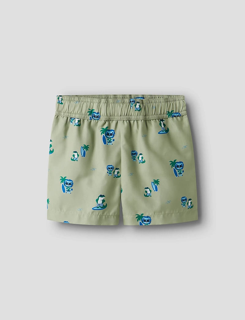name it - NMMZAKA SWIM SHORTS TB - badebukser - swamp - 0