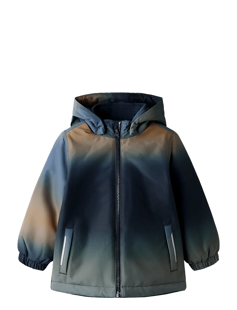 name it - NMMPSNOW10 JACKET AOP FO - winter jackets - dark sapphire - 1