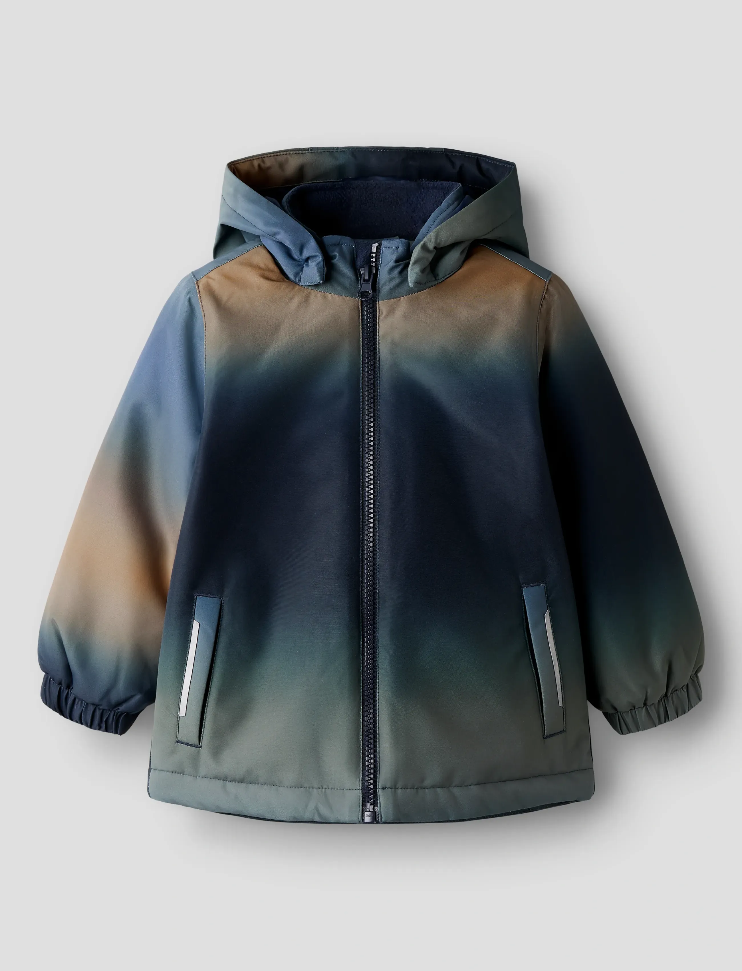 name it Nmmpsnow10 Jacket Aop Fo, 86, Jackets & Coats, Blau - Puffer Padded, Kinder