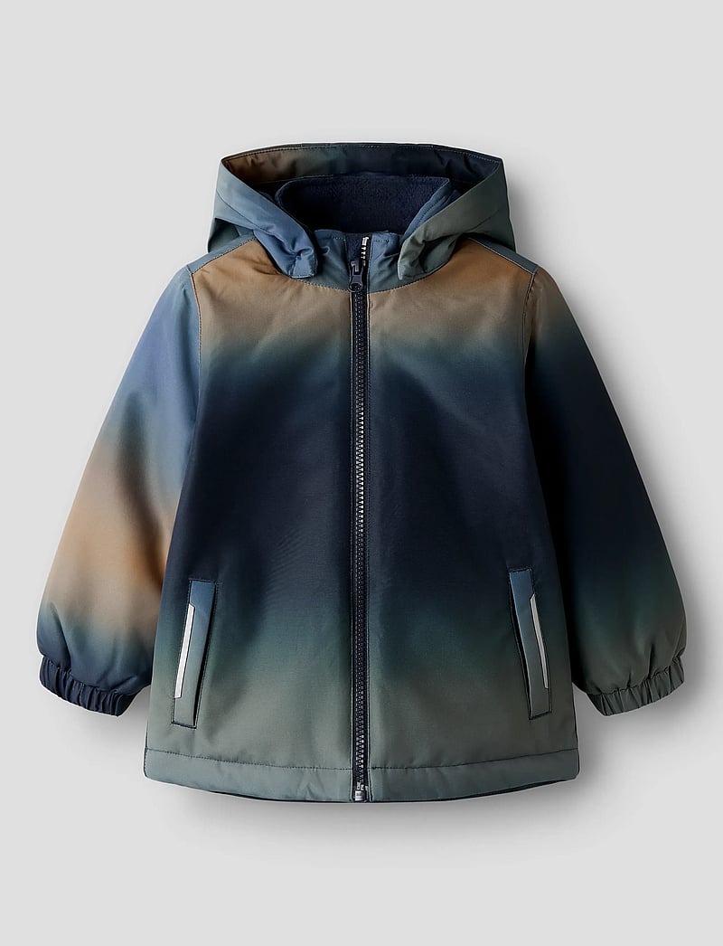 name it - NMMPSNOW10 JACKET AOP FO - winter jackets - dark sapphire - 0