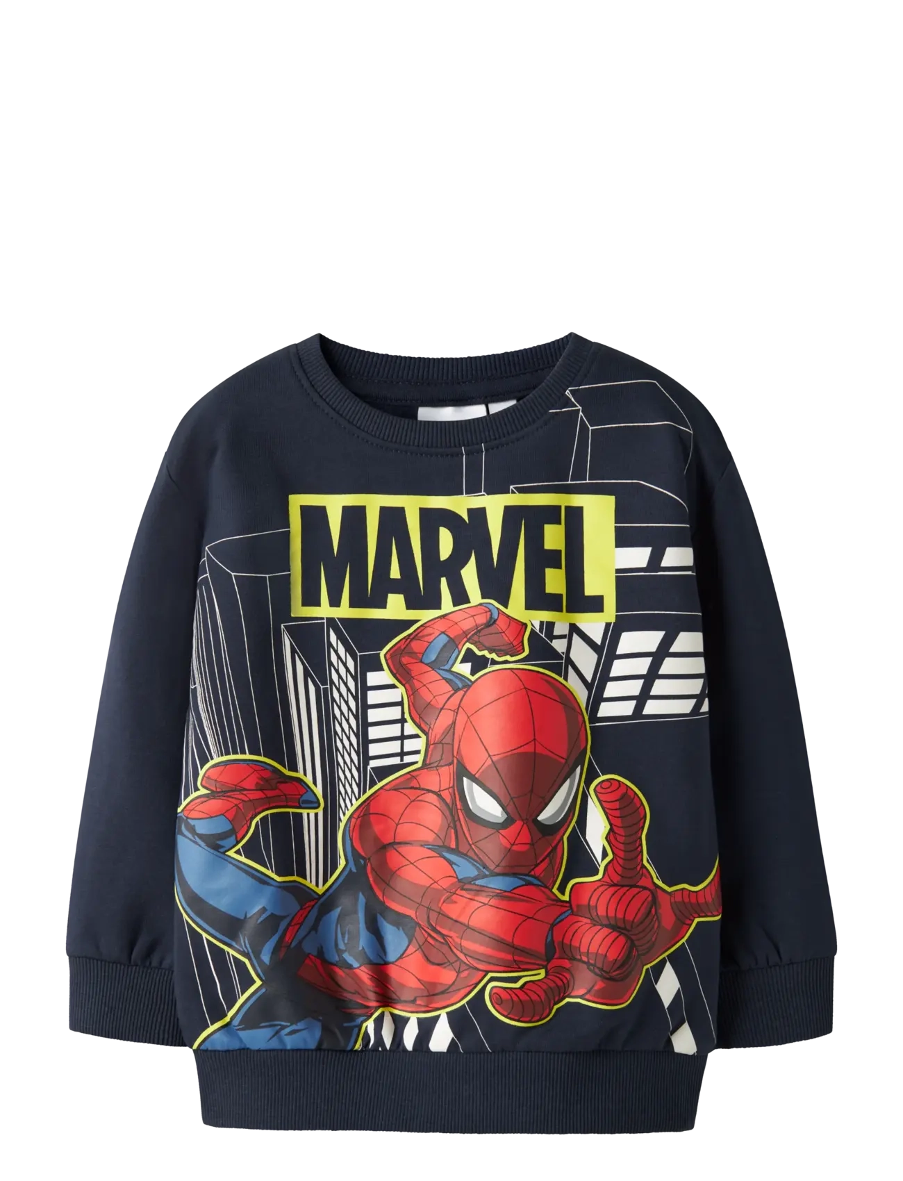 name it NMMDION SPIDER NREG SWEAT UNB NOOS MAR - Oberteile - NAVY BLAZER / navy