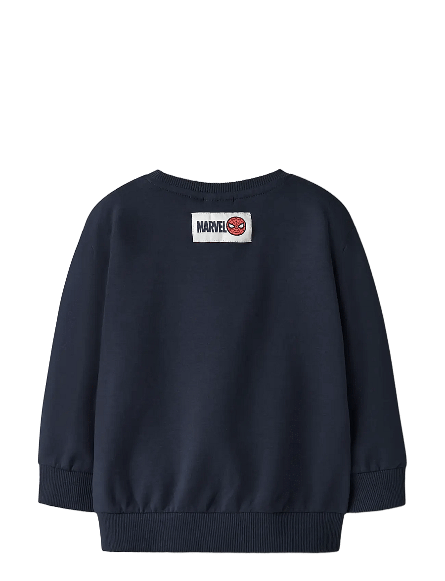 name it - NMMDION SPIDER NREG SWEAT UNB NOOS MAR - sweatshirts - navy blazer - 2