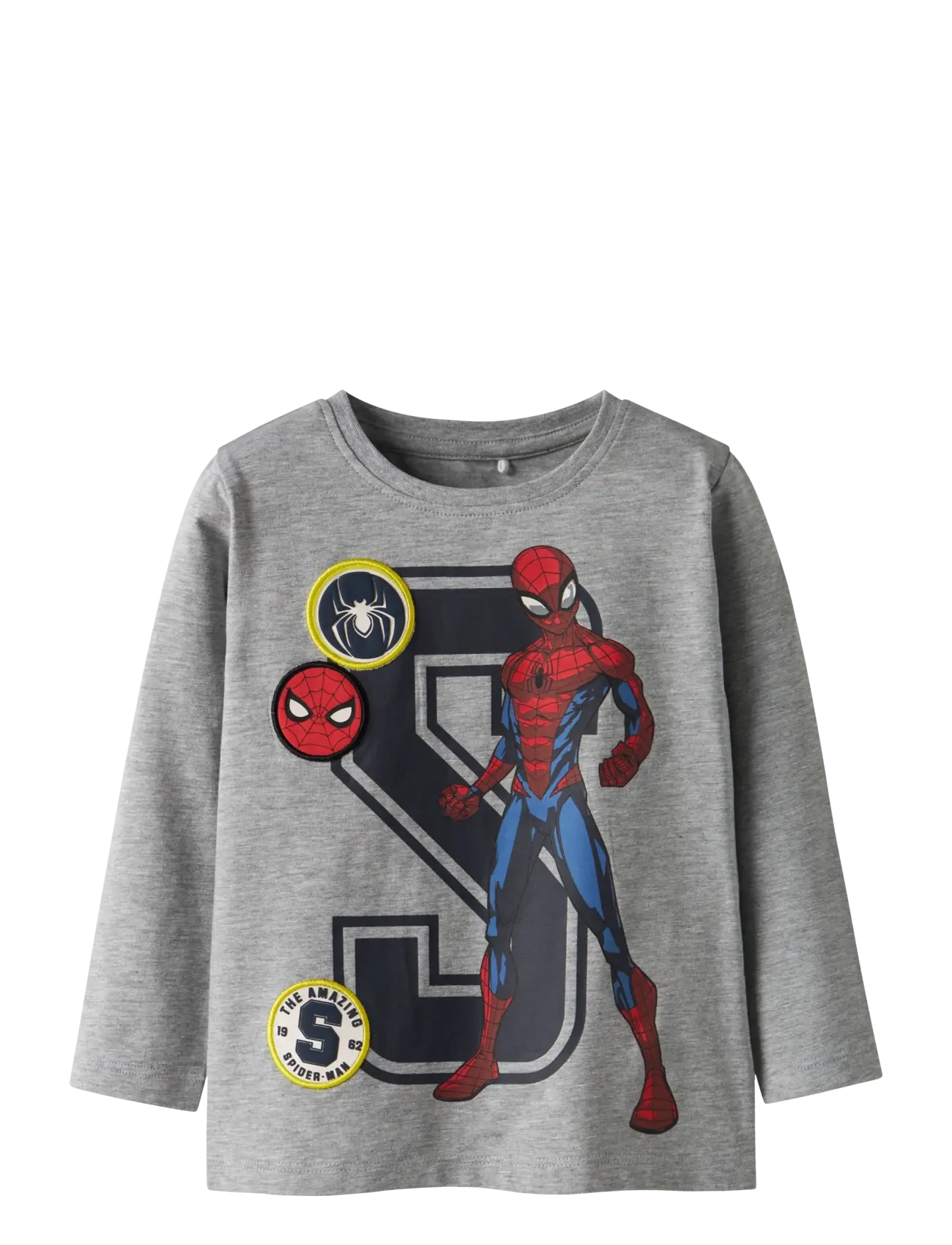name it NMMDEEP SPIDER LS NREG TOP BOX NOOS MAR - 4 for 3 - GREY MELANGE / grey