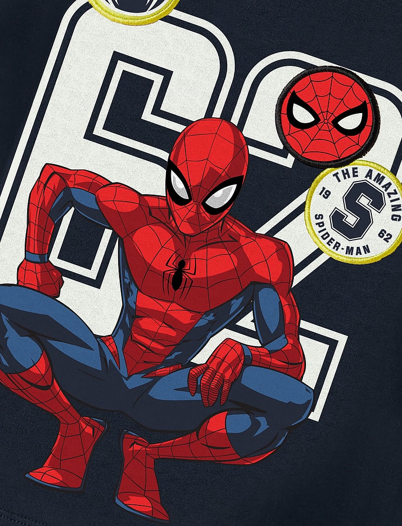 name it - NMMDEEP SPIDER LS NREG TOP BOX NOOS MAR - langærmede t-shirts - navy blazer - 3