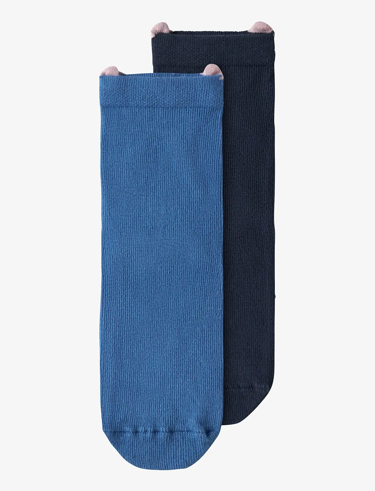 name it - NMMDOHNNY STITCH 2P SOCK WDI - strumpor - navy blazer - 1