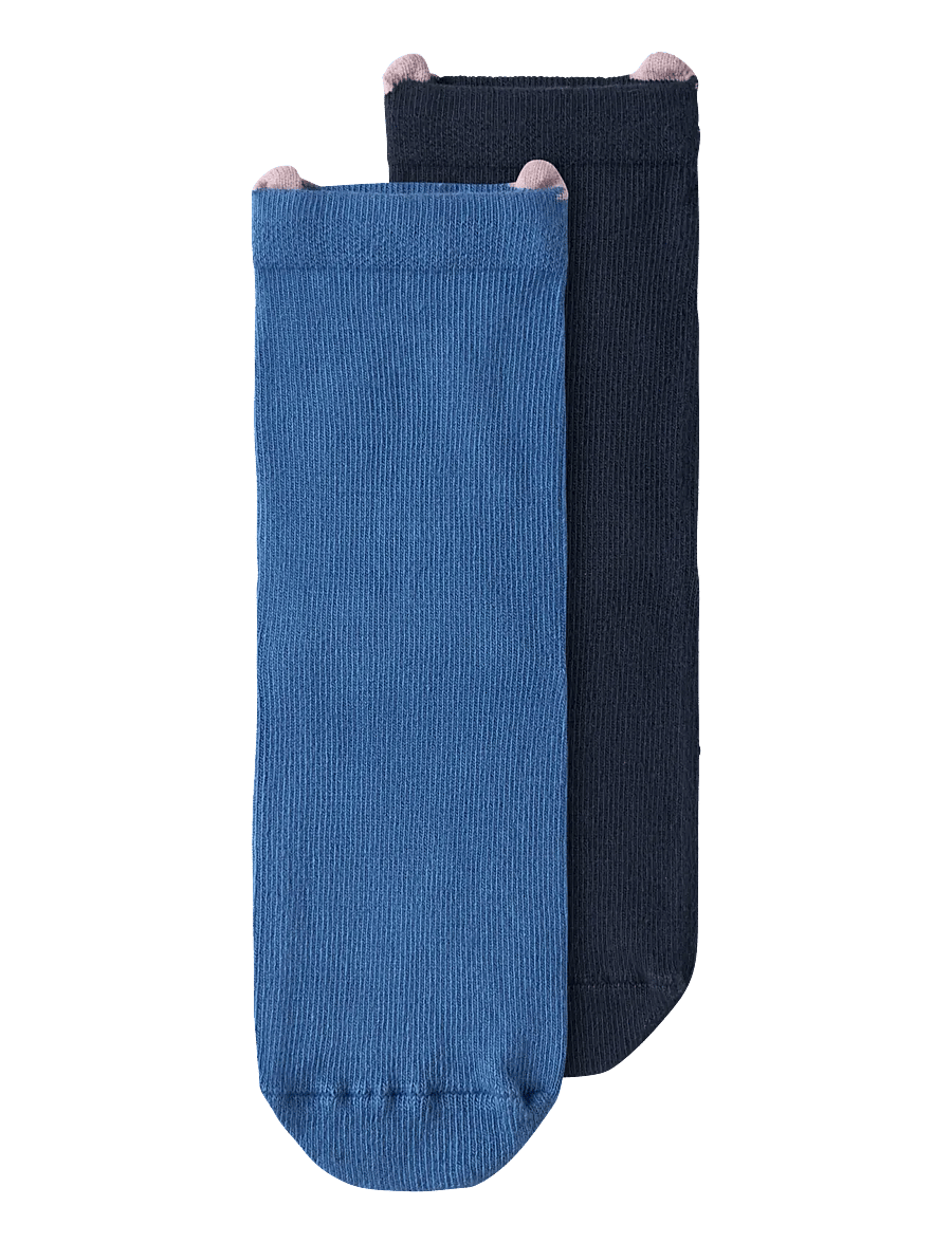 name it - NMMDOHNNY STITCH 2P SOCK WDI - strümpfe - navy blazer - 1