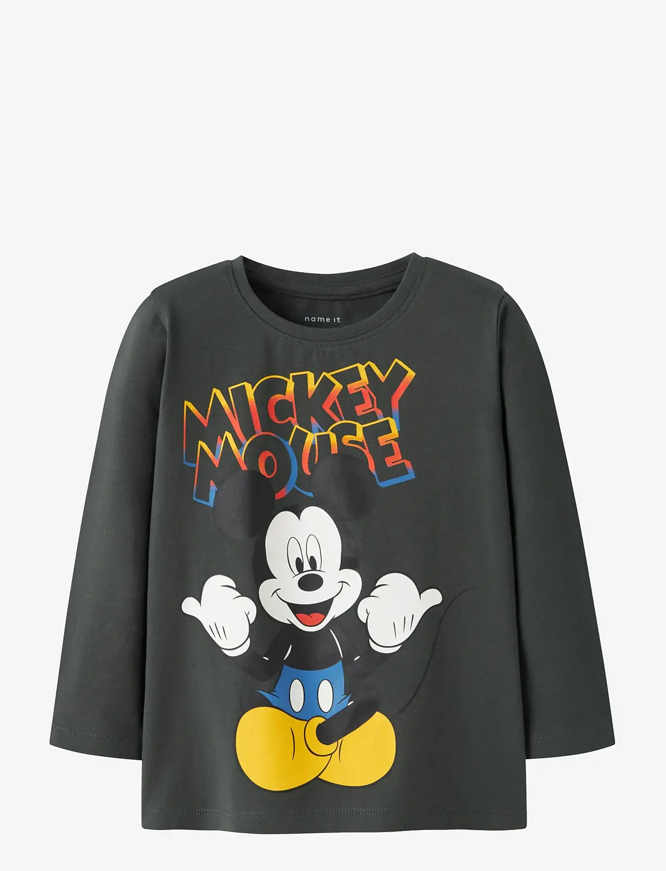 name it - NMMDAZE MICKEY LS NREG TOP BOX WDI - langærmede t-shirts - urban chic - 0
