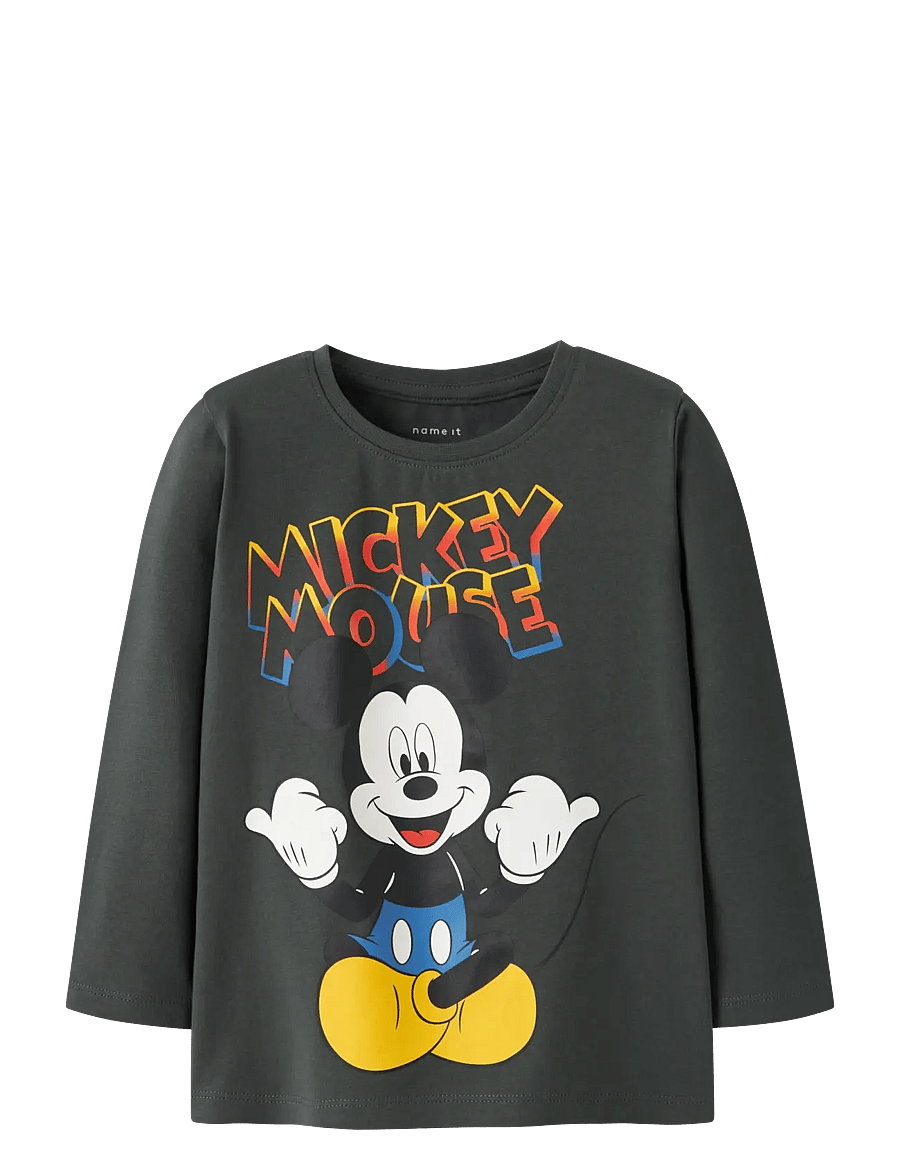 name it - NMMDAZE MICKEY LS NREG TOP BOX WDI - marškinėliai ilgomis rankovėmis - urban chic - 0