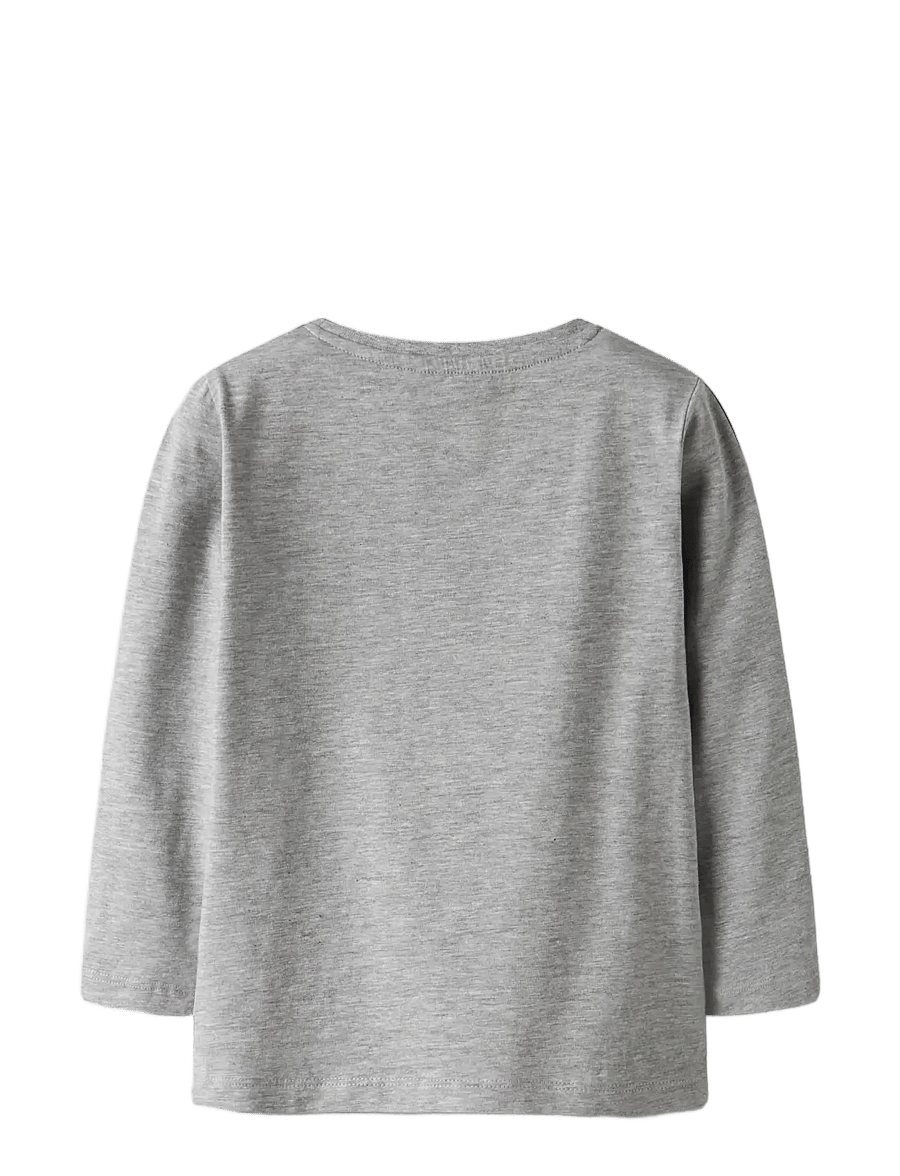 name it - NMMDRACO CARS LS NREG TOP BOX WDI - t-shirts à manches longues - grey melange - 2