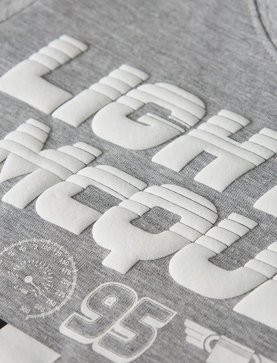 name it - NMMDRACO CARS LS NREG TOP BOX WDI - t-shirts à manches longues - grey melange - 4