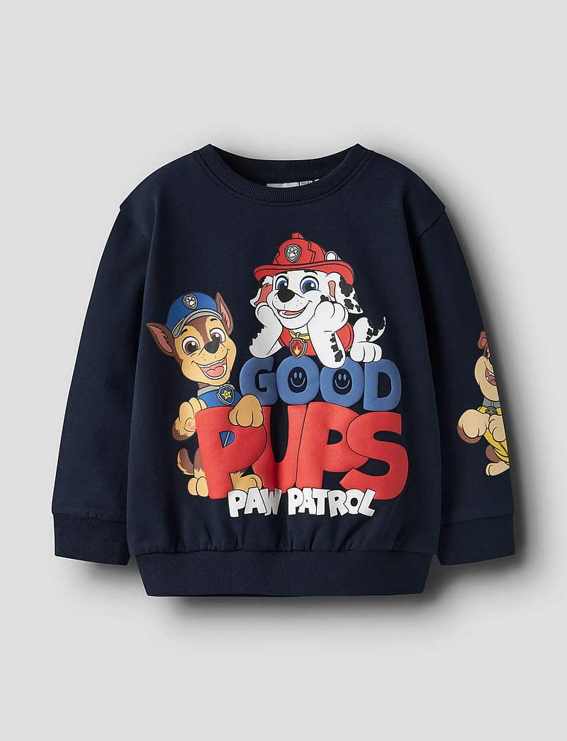 name it - NMMJEEP PAW NREG SWEAT BRU NOOS CPLG - sweatshirts - navy blazer - 0