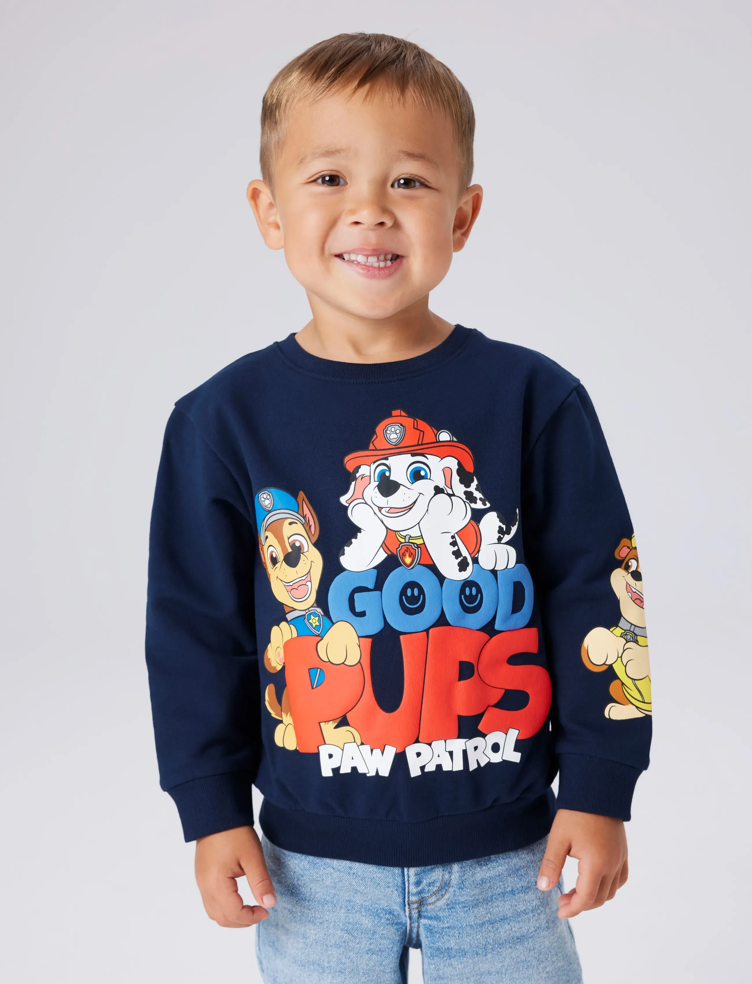 name it - NMMJEEP PAW NREG SWEAT BRU NOOS CPLG - sweatshirts - navy blazer - 4