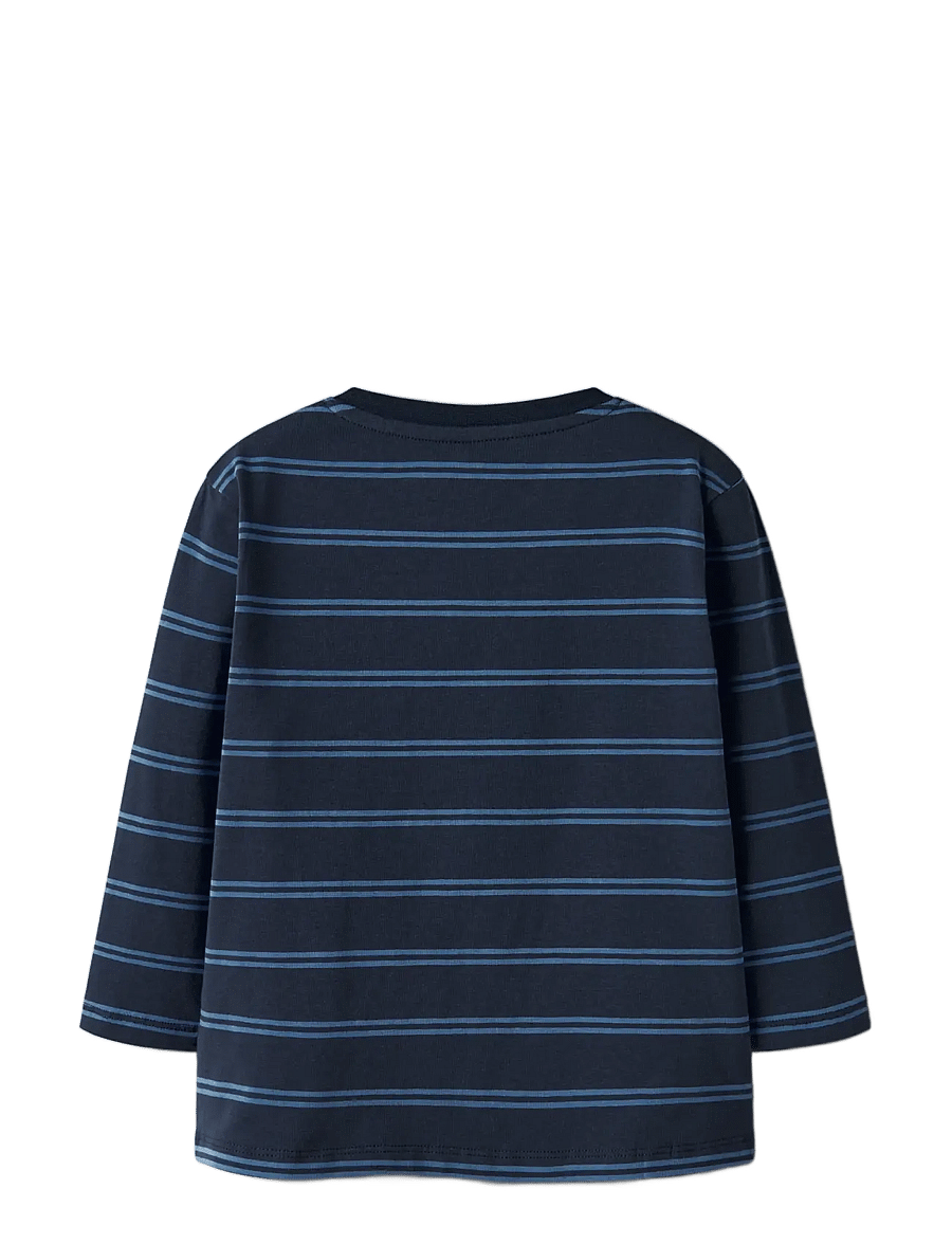 name it - NMMJOSHUE PAW LS NREG TOP NOOS CPLG - t-krekli ar garām piedurknēm - navy blazer - 2