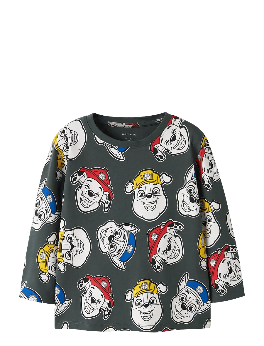 name it - NMMJORGEN PAW LS NREG TOP CPLG - langærmede t-shirts - urban chic - 1